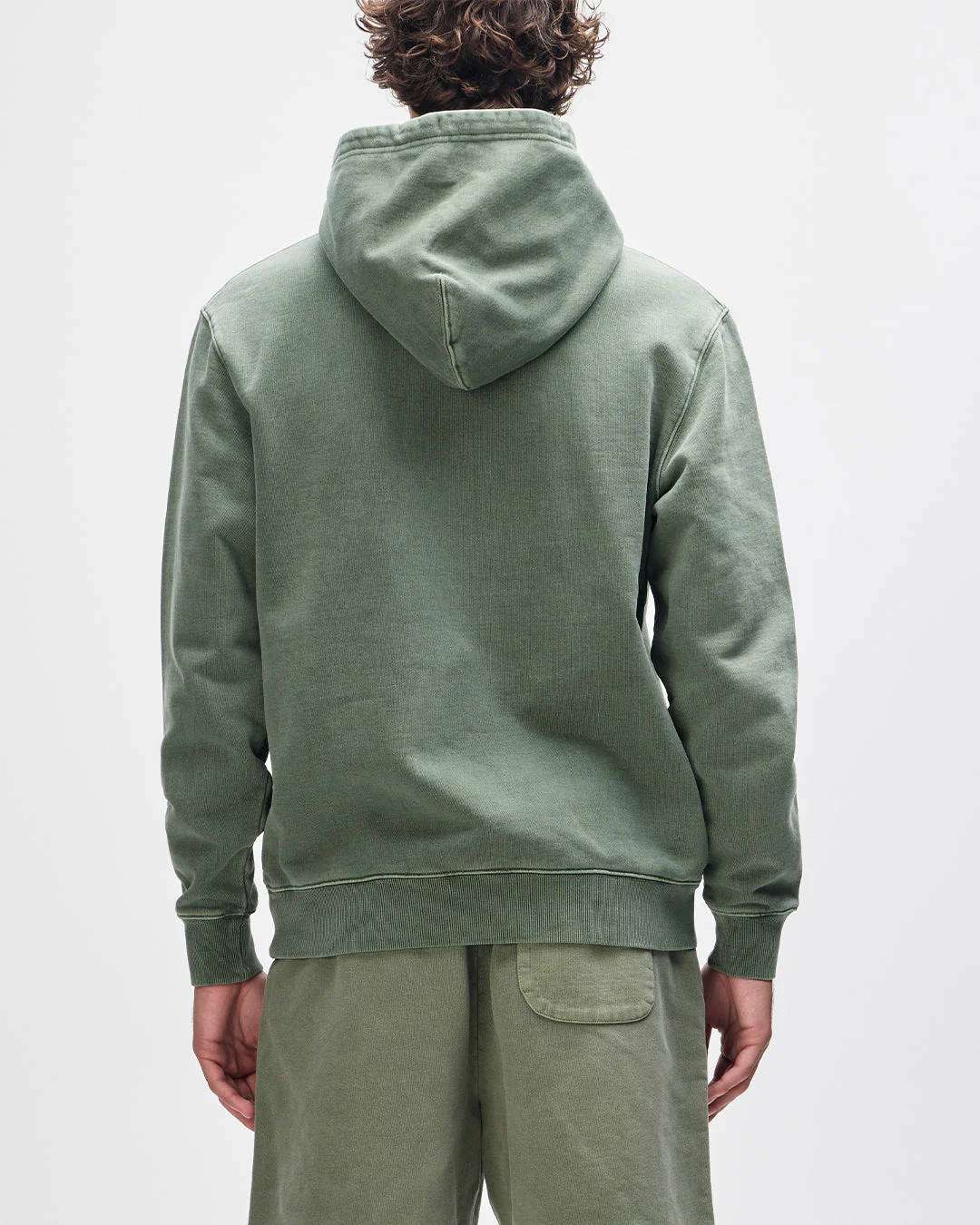 Shield Garment Dyed Hoodie - Cypress Green - Image 2