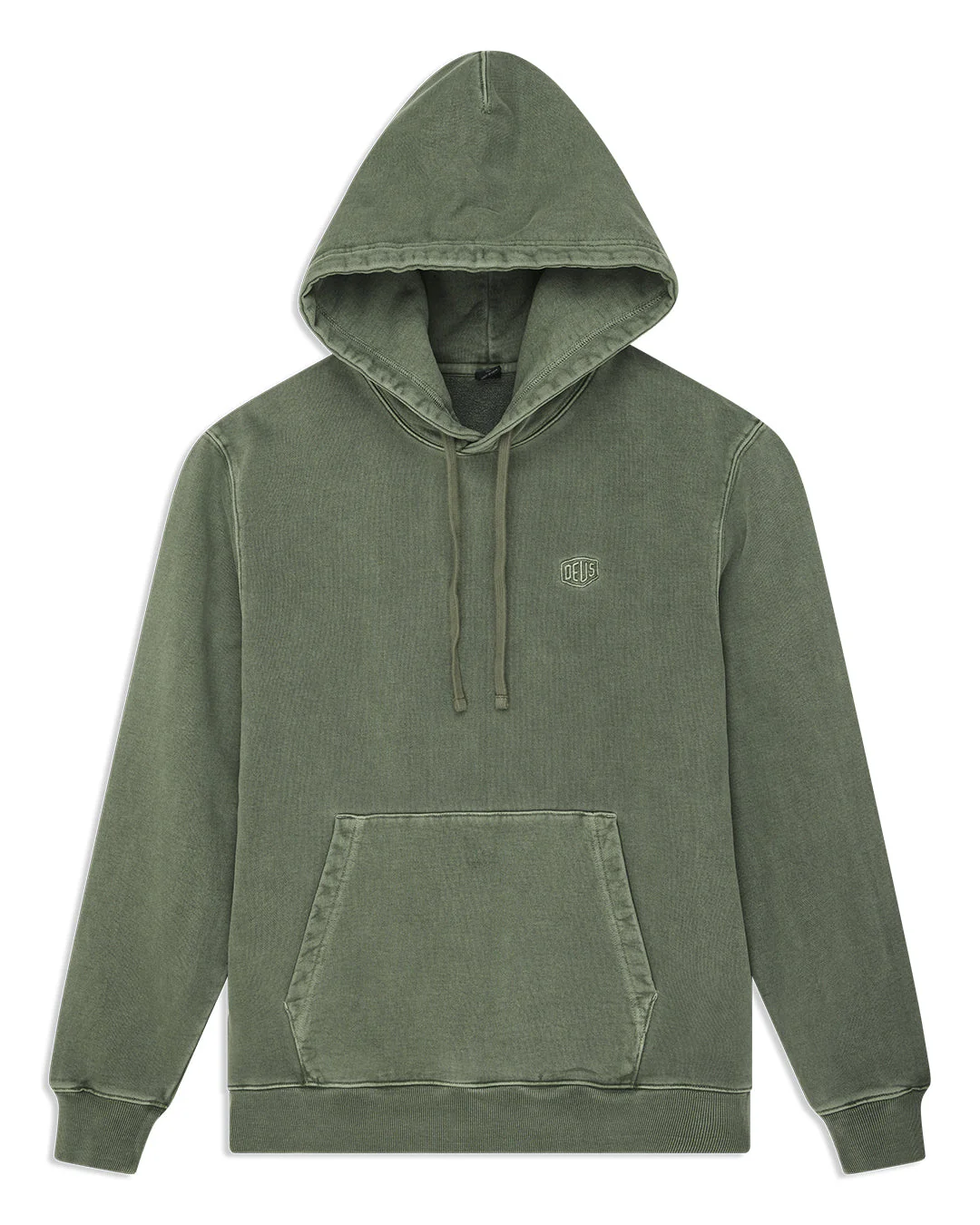 Shield Garment Dyed Hoodie - Cypress Green - Image 3