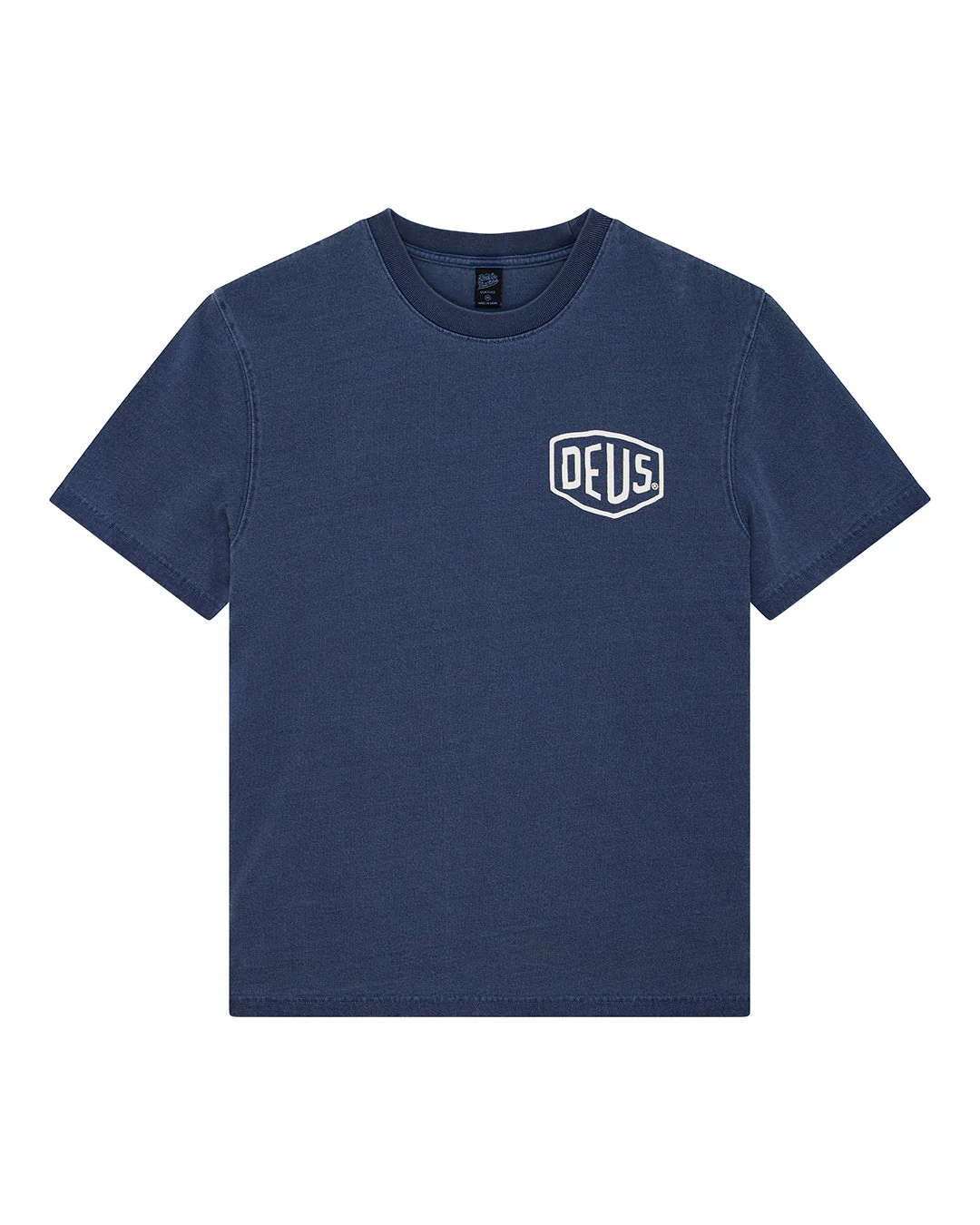 Shield Garment Dyed Tee - Mechanic Blue