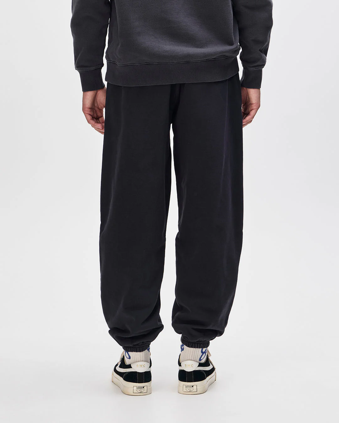Shield Garment Dyed Track Pant - Black - Image 2