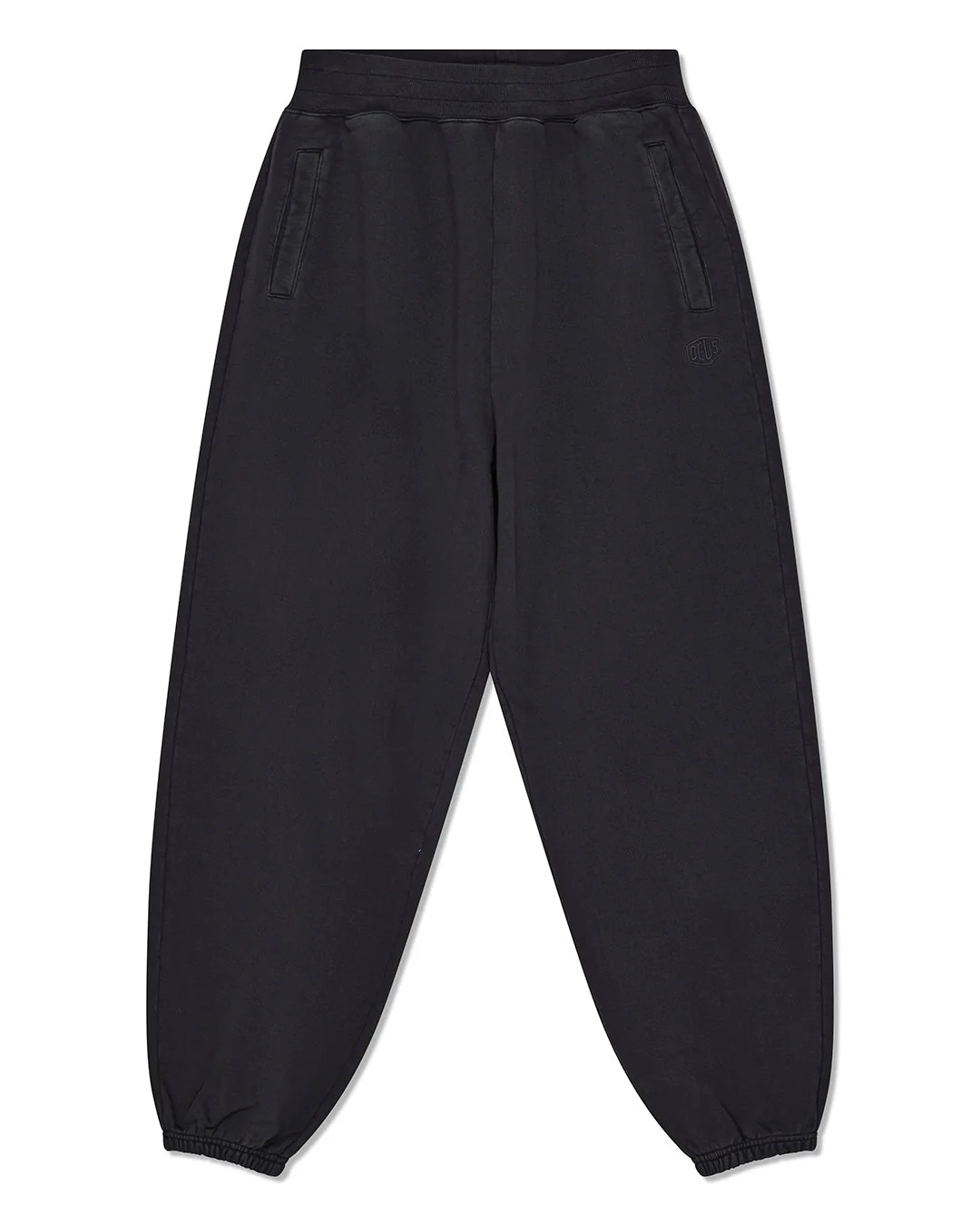 Shield Garment Dyed Track Pant - Black - Image 3