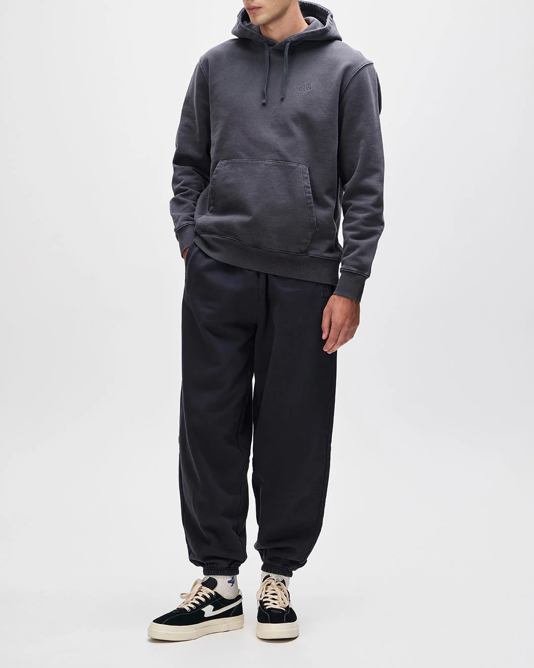 Shield Garment Dyed Track Pant - Black - Image 5