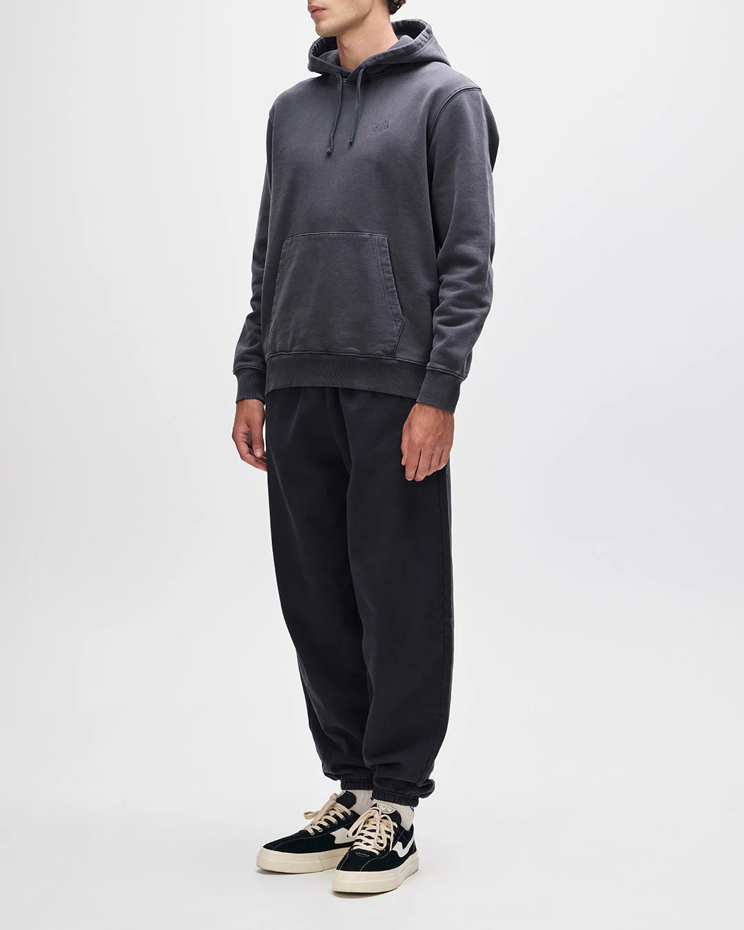 Shield Garment Dyed Track Pant - Black - Image 6