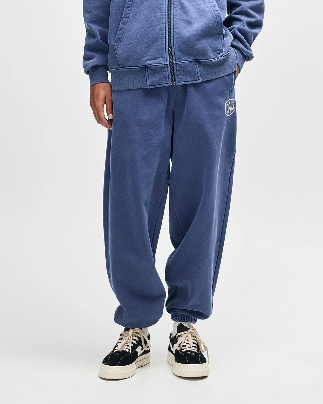 Shield Garment Dyed Track Pant - Mechanic Blue