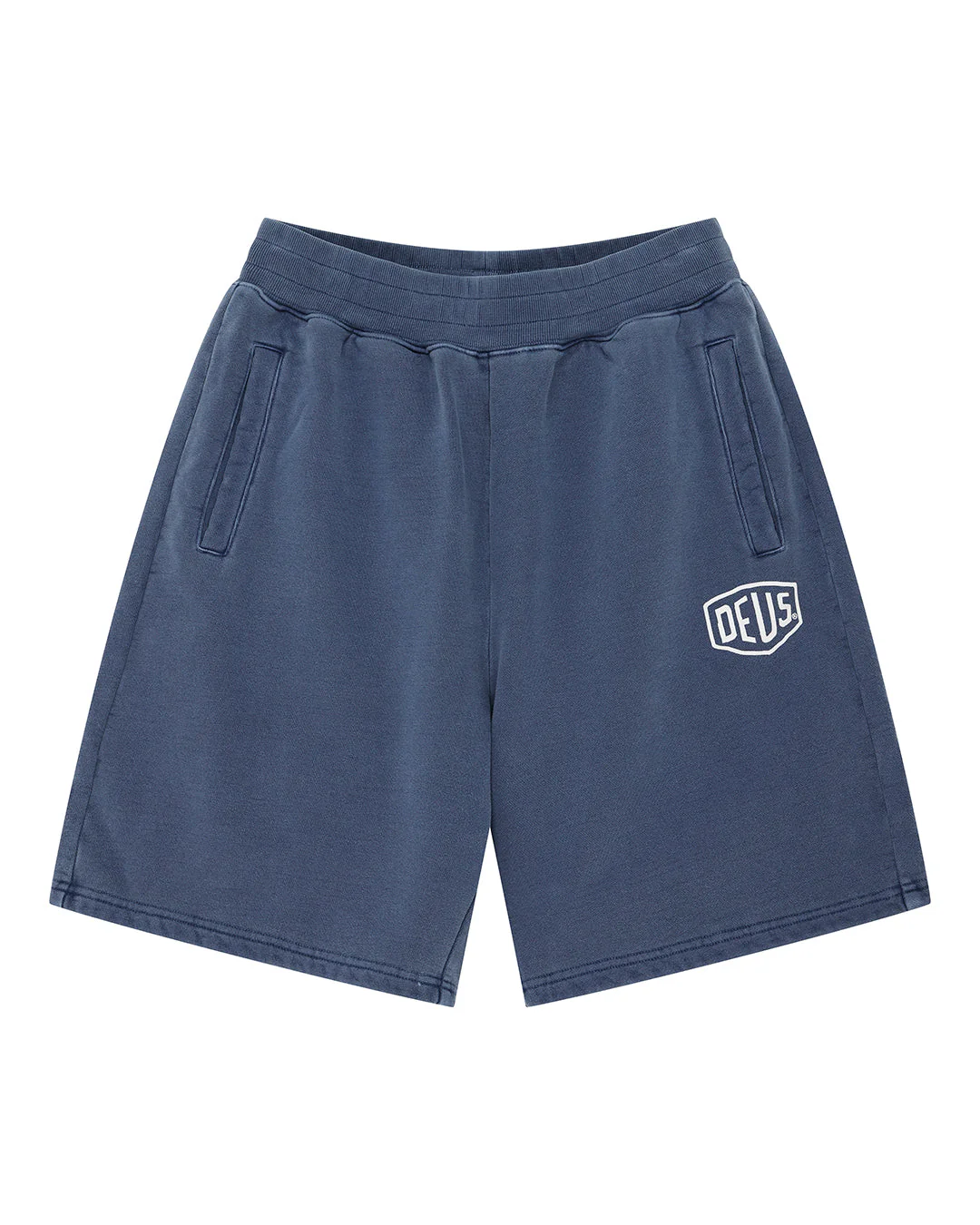Shield Garment Dyed Track Short - Mechanic Blue