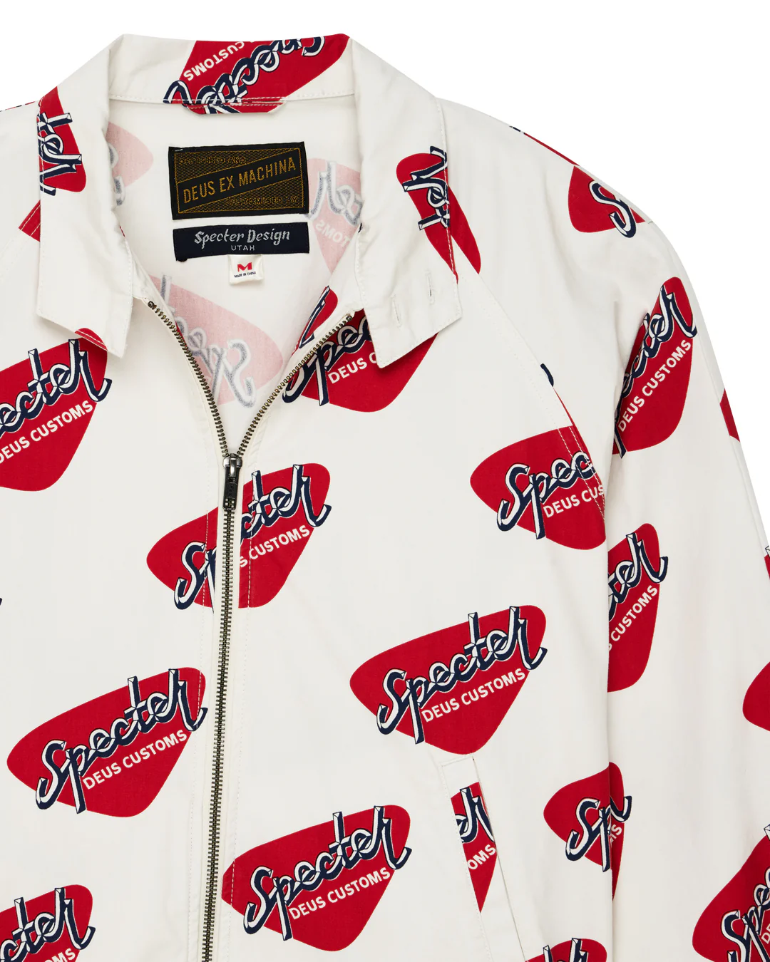 Specter Stamp Jacket - Vintage White - Image 8