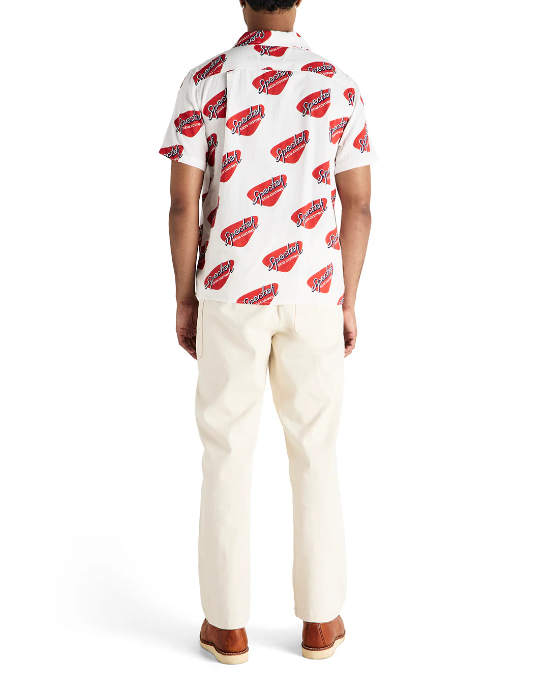 Specter Stamp Ss Shirt - Vintage White - Image 4