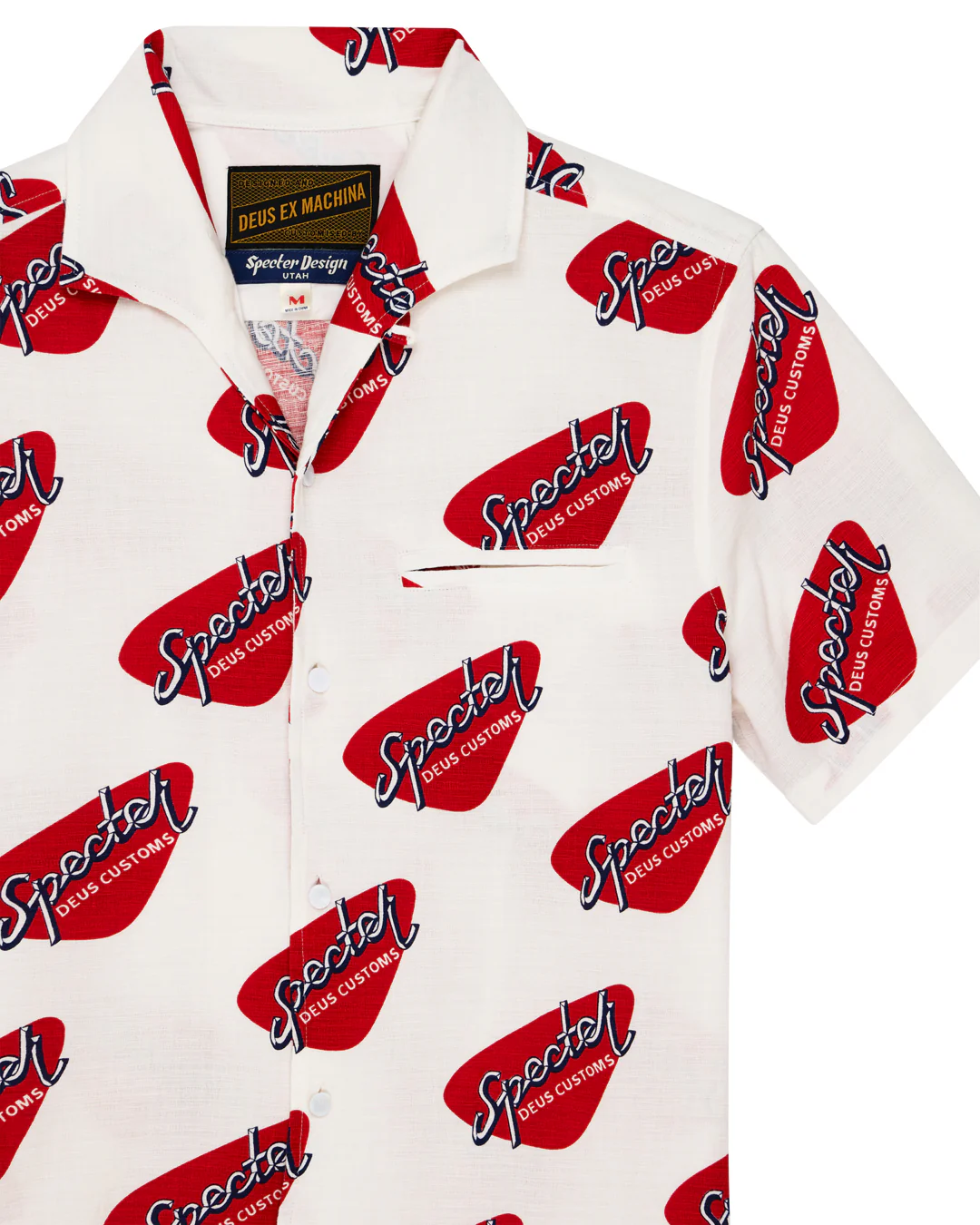 Specter Stamp Ss Shirt - Vintage White - Image 7