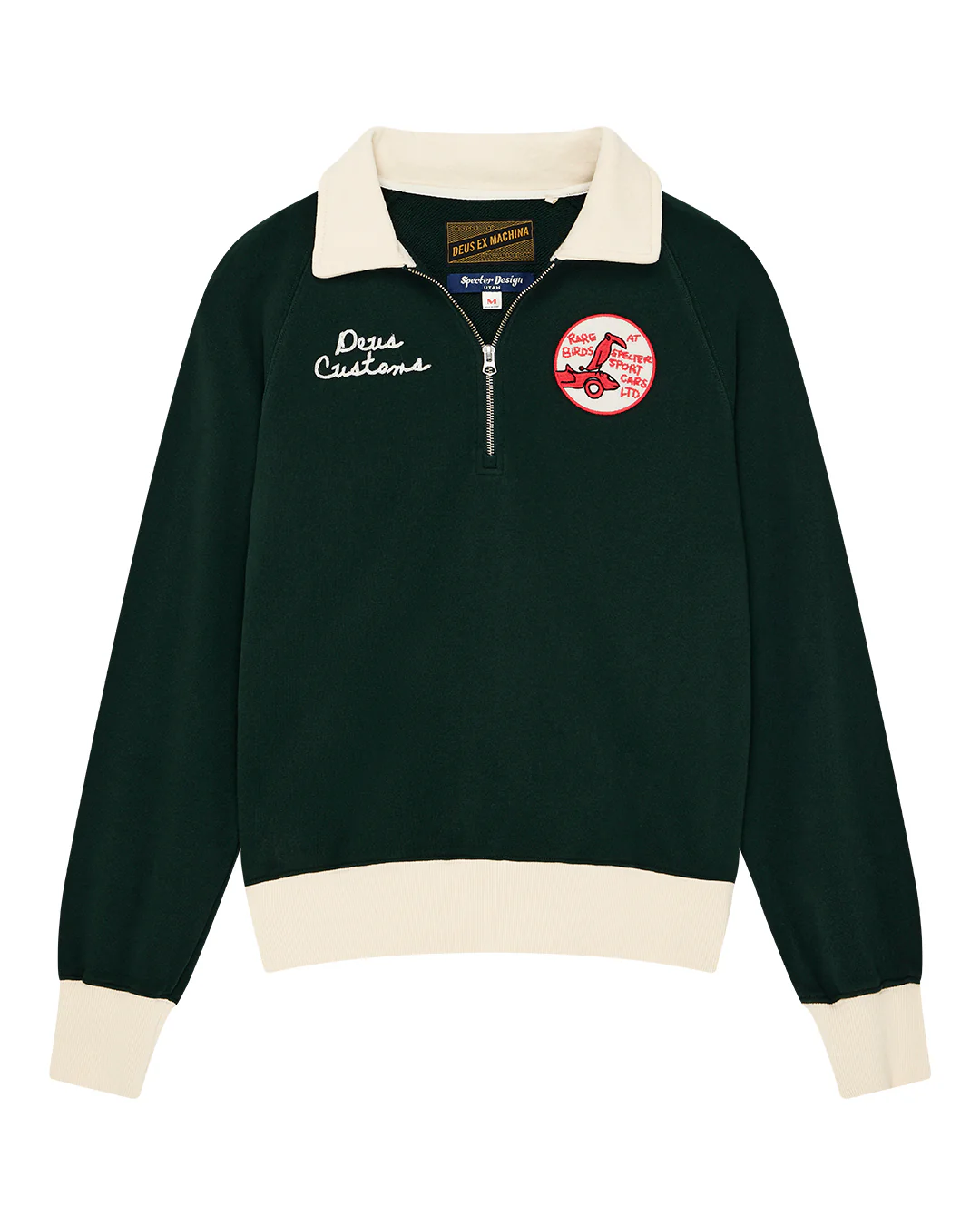 Specter Zip Sweat - Racing Green - Image 4