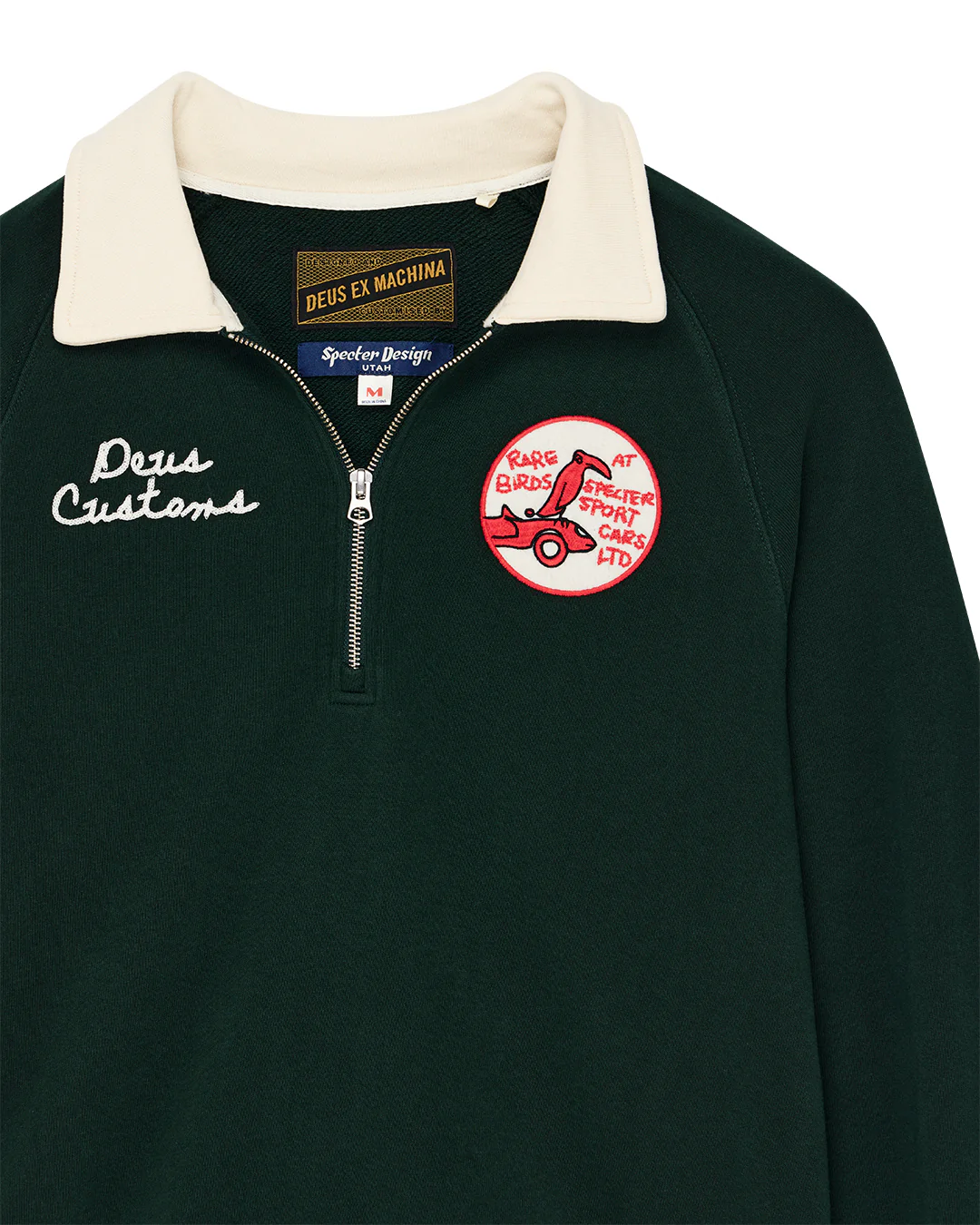 Specter Zip Sweat - Racing Green - Image 6