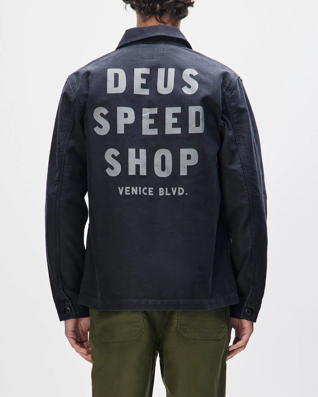 Speedshop Chore Jacket - Black - Image 2