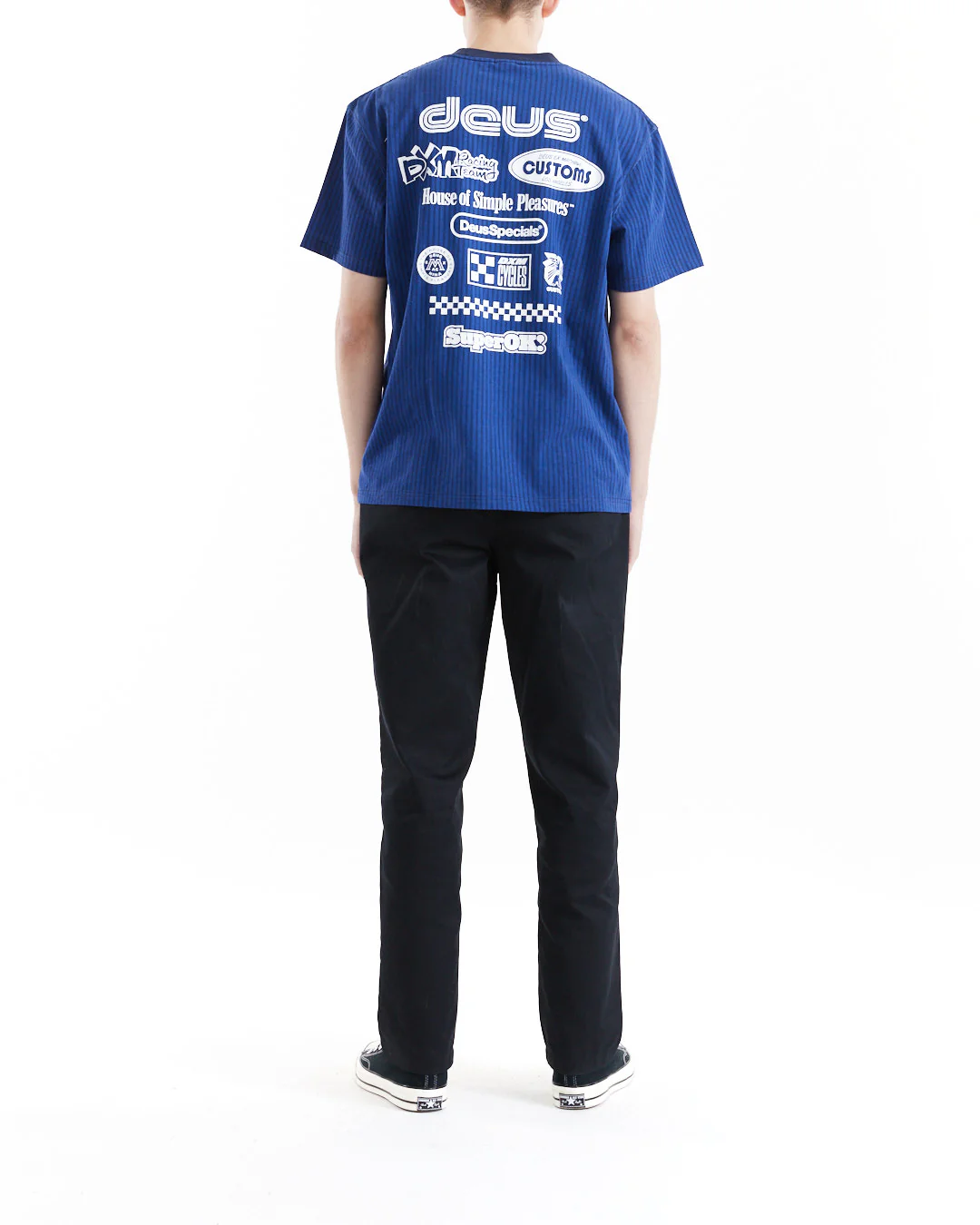Split Lane Tee - Estate Blue - Image 4