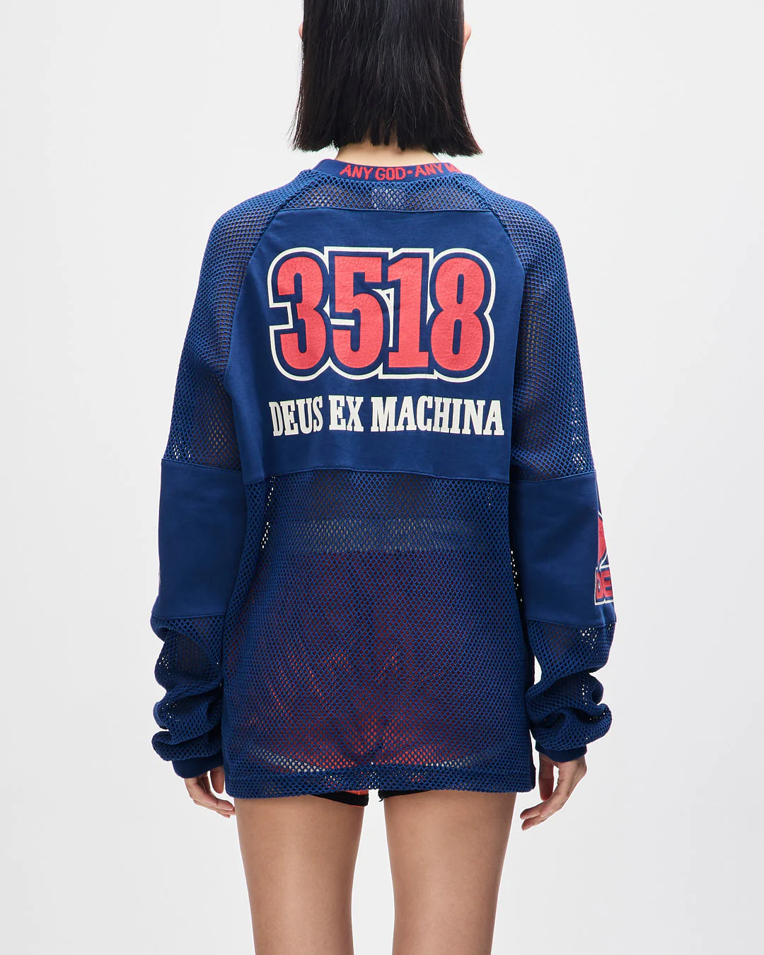 Staff Party Moto Jersey - Navy Peony - Image 5