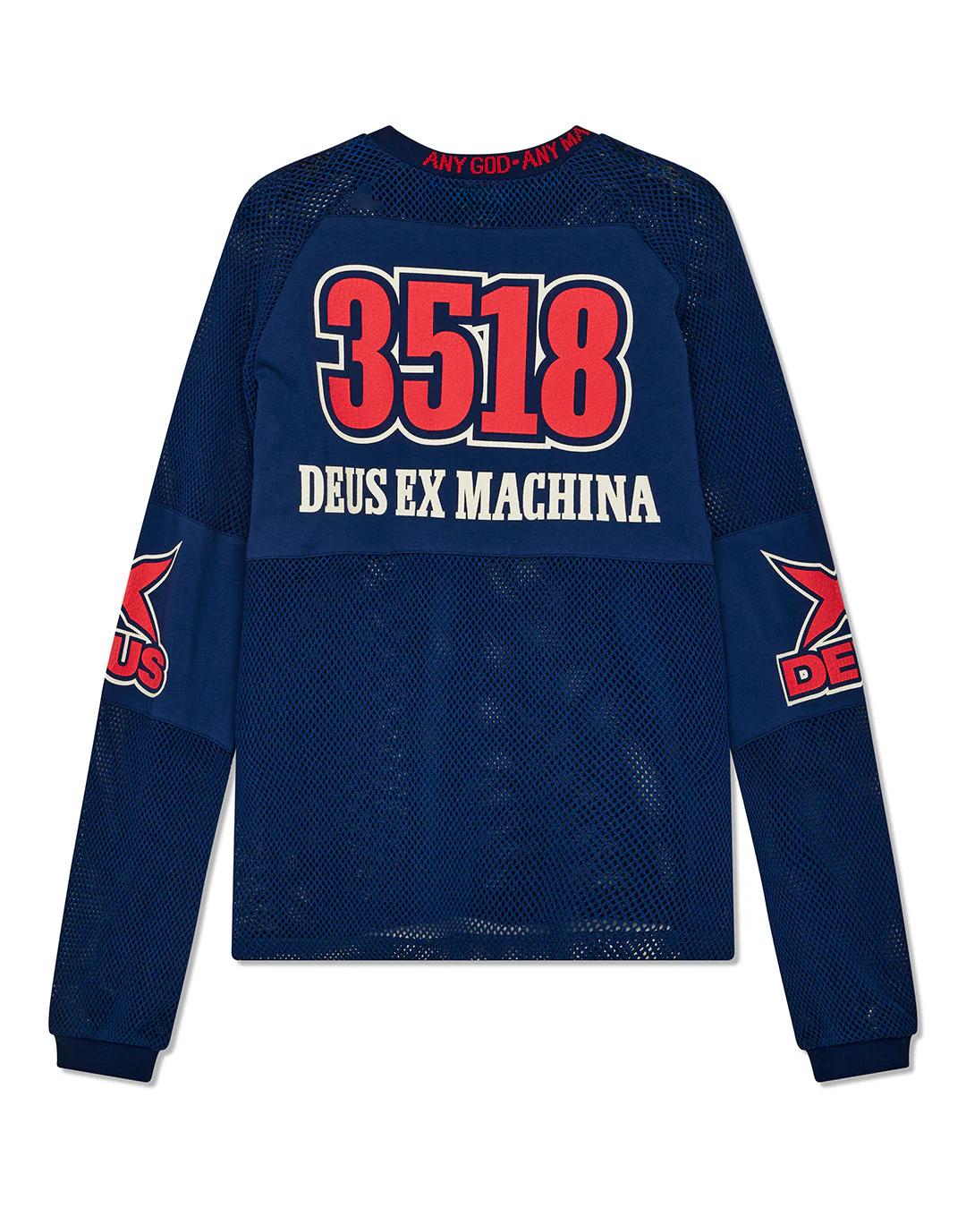 Staff Party Moto Jersey - Navy Peony - Image 7