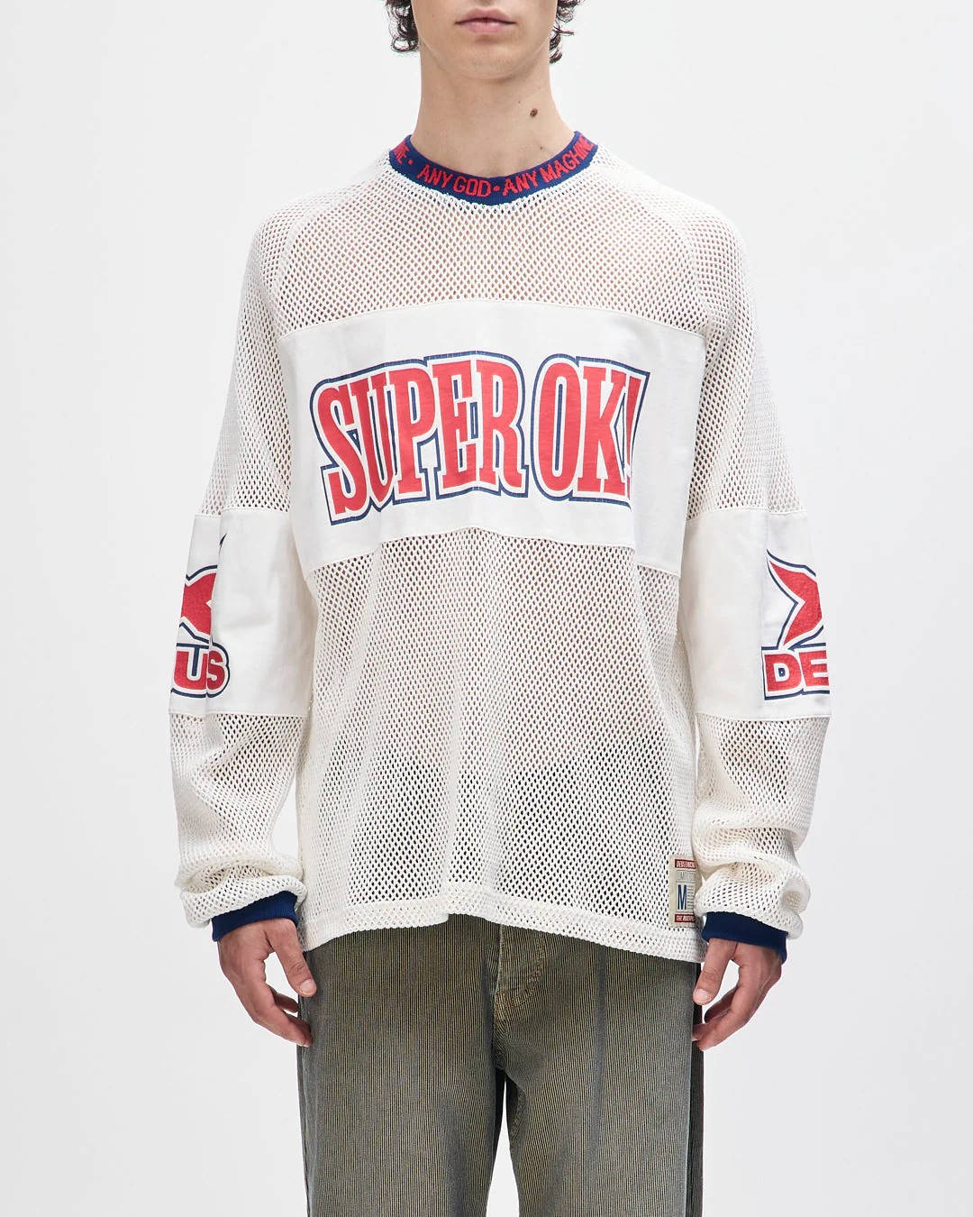 Staff Party Moto Jersey - Vintage White