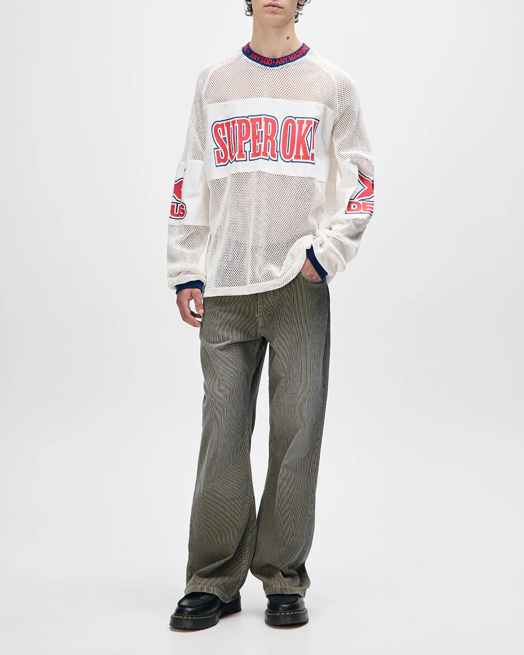 Staff Party Moto Jersey - Vintage White - Image 7