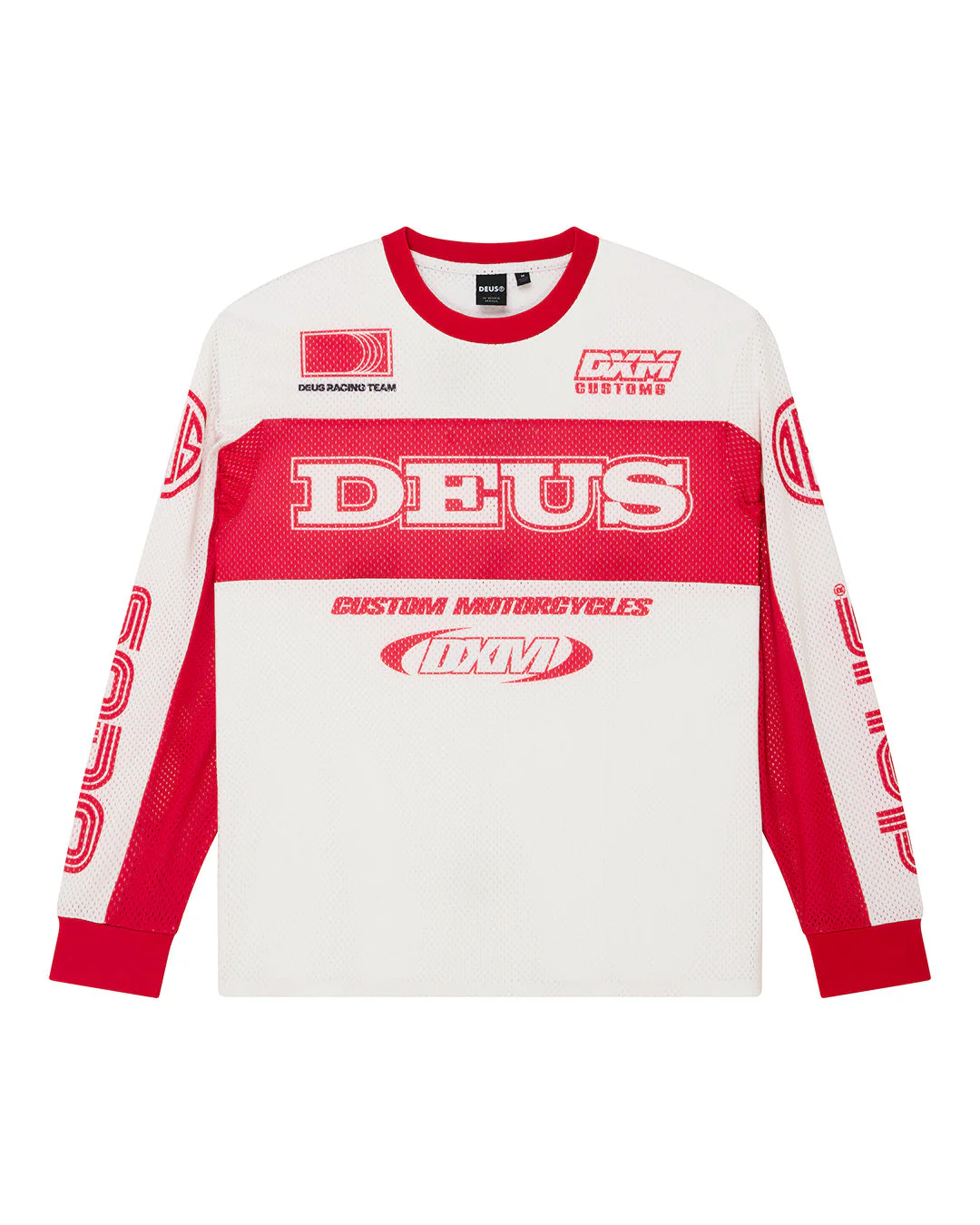 Step Out Moto Jersey - White-Red - Image 3