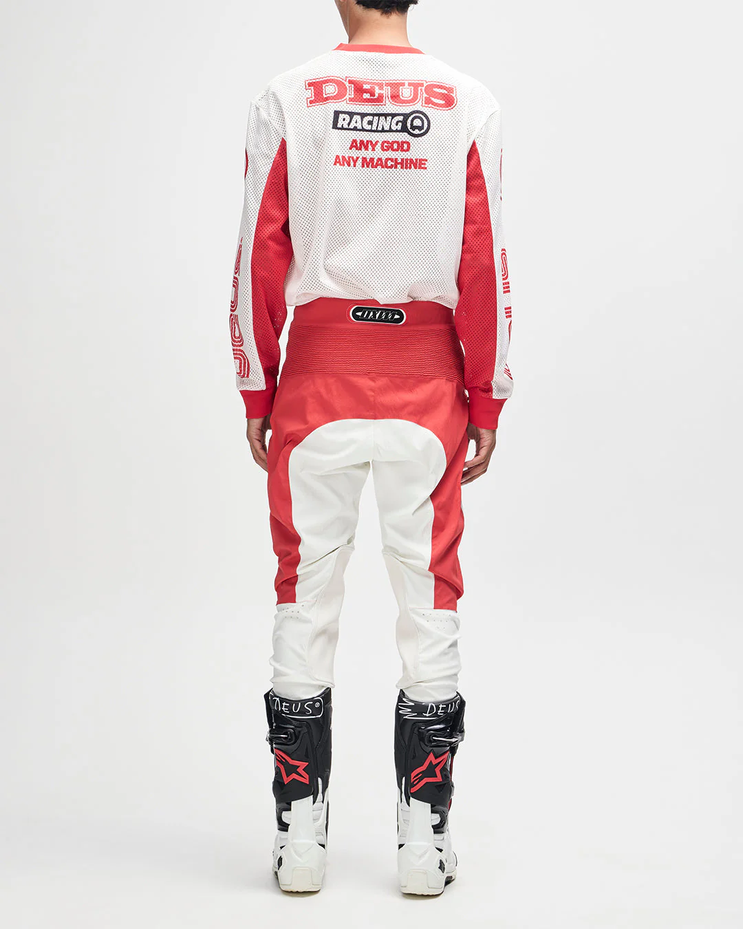 Step Out Moto Jersey - White-Red - Image 6