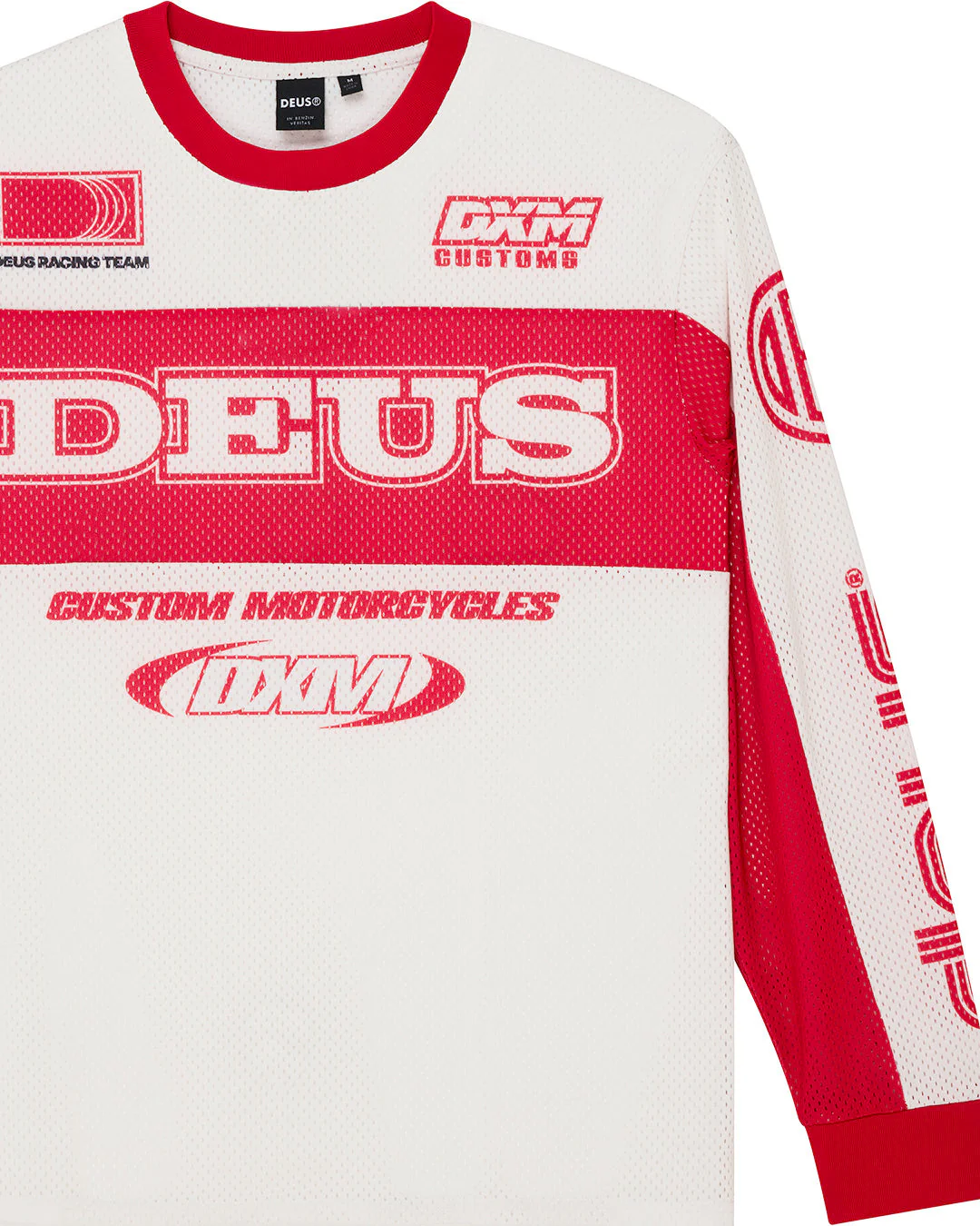 Step Out Moto Jersey - White-Red - Image 7