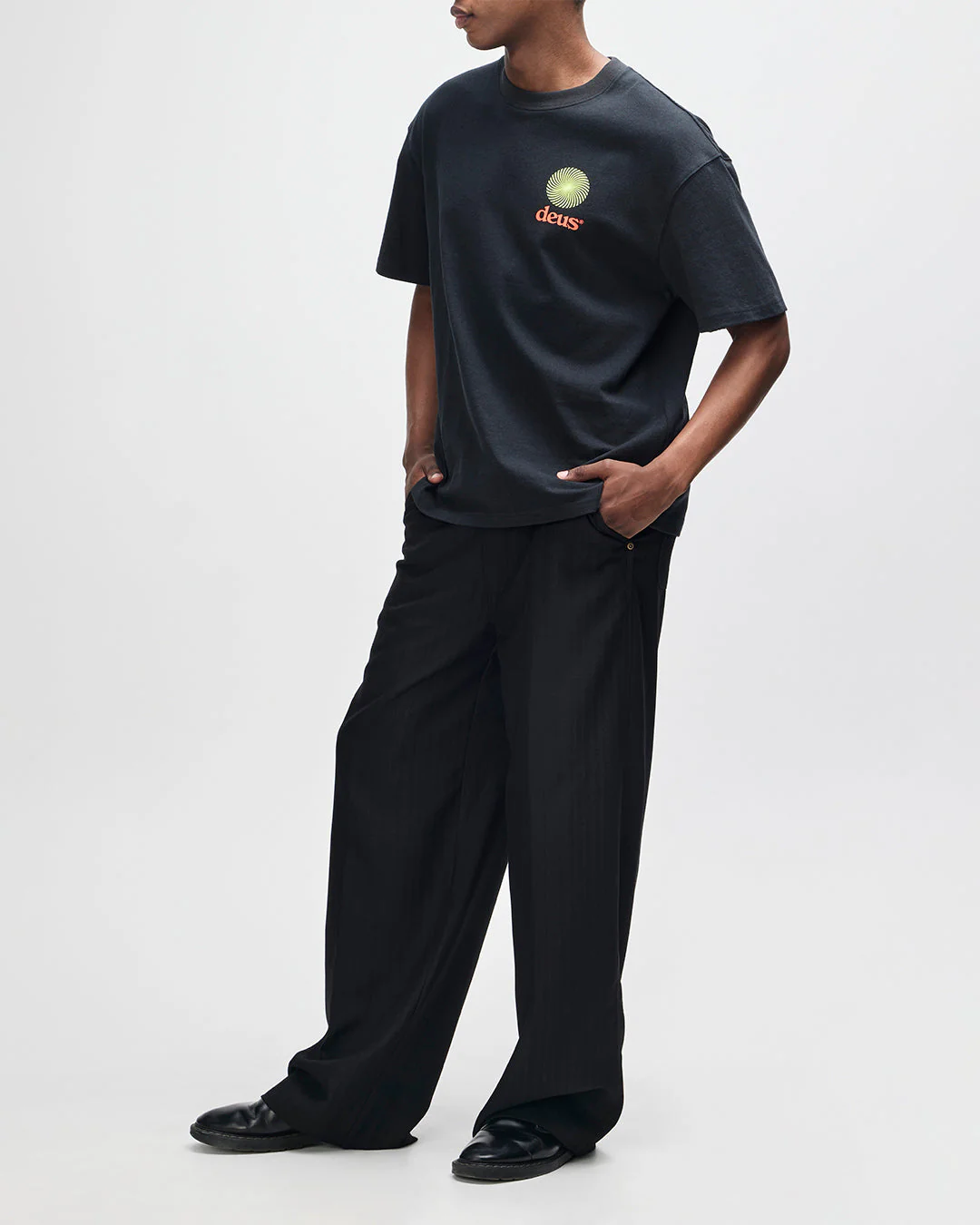Strata Tee - Black - Image 9