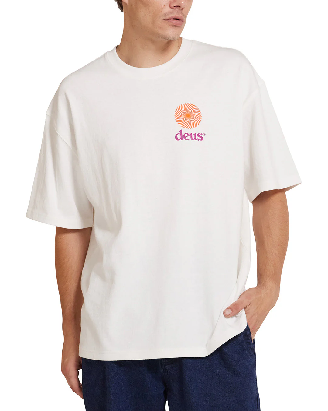 Strata Tee - Vintage White - Image 2