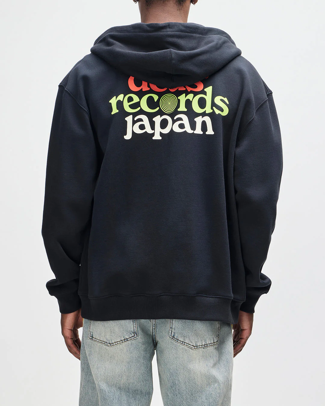 Strata Zip Hoodie - Black - Image 2