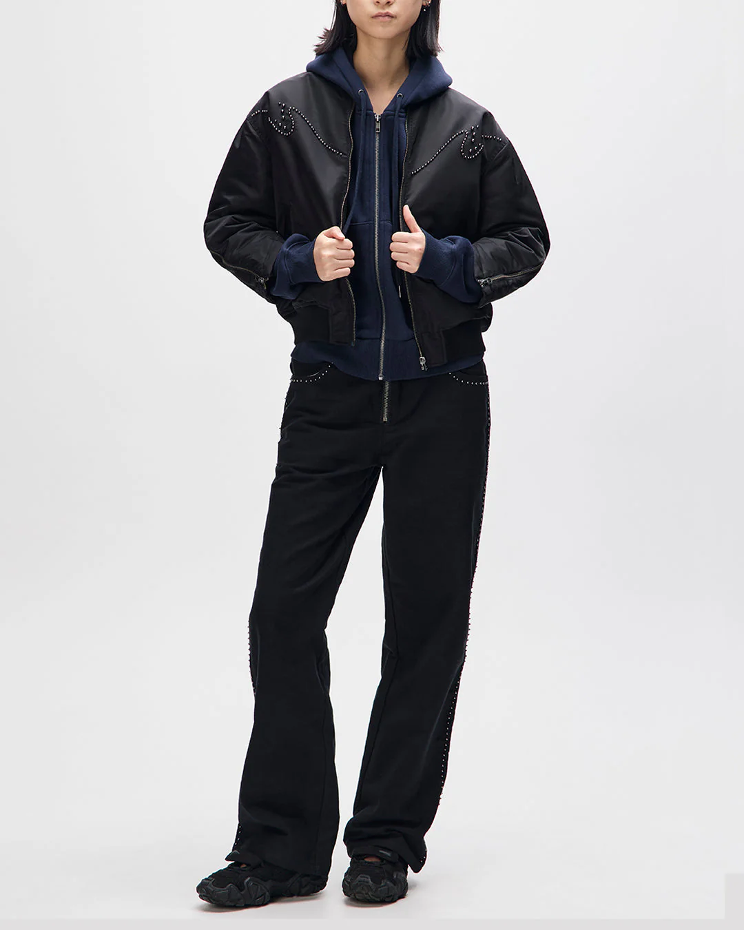 Sunset Bomber - Black - Image 6