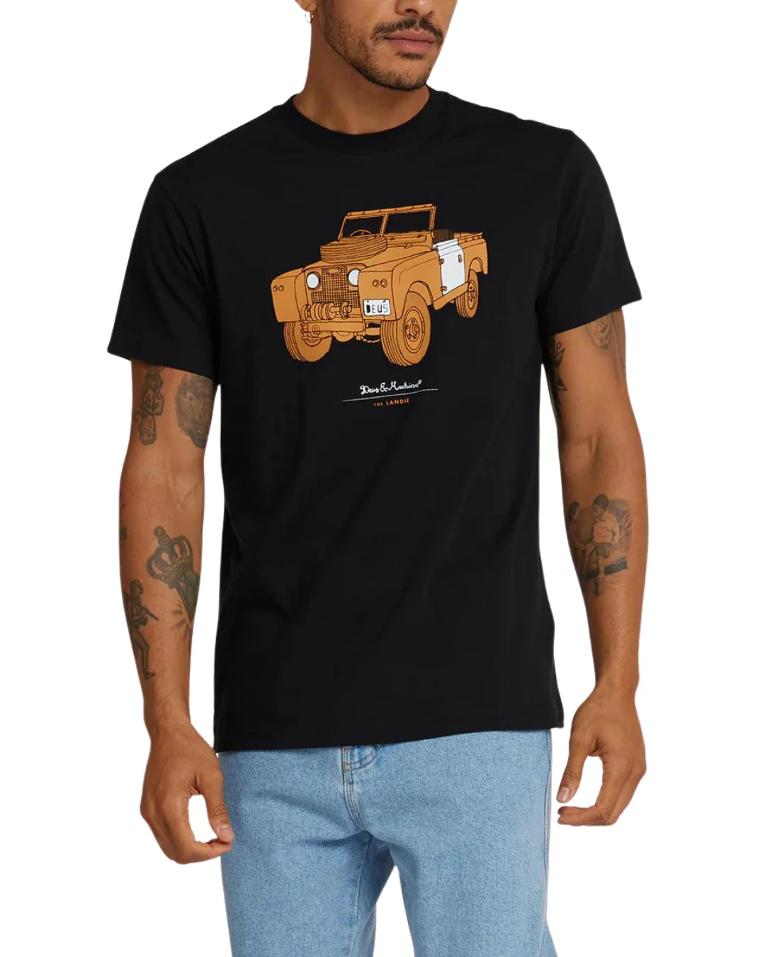 The Landie Tee - Black - Image 3