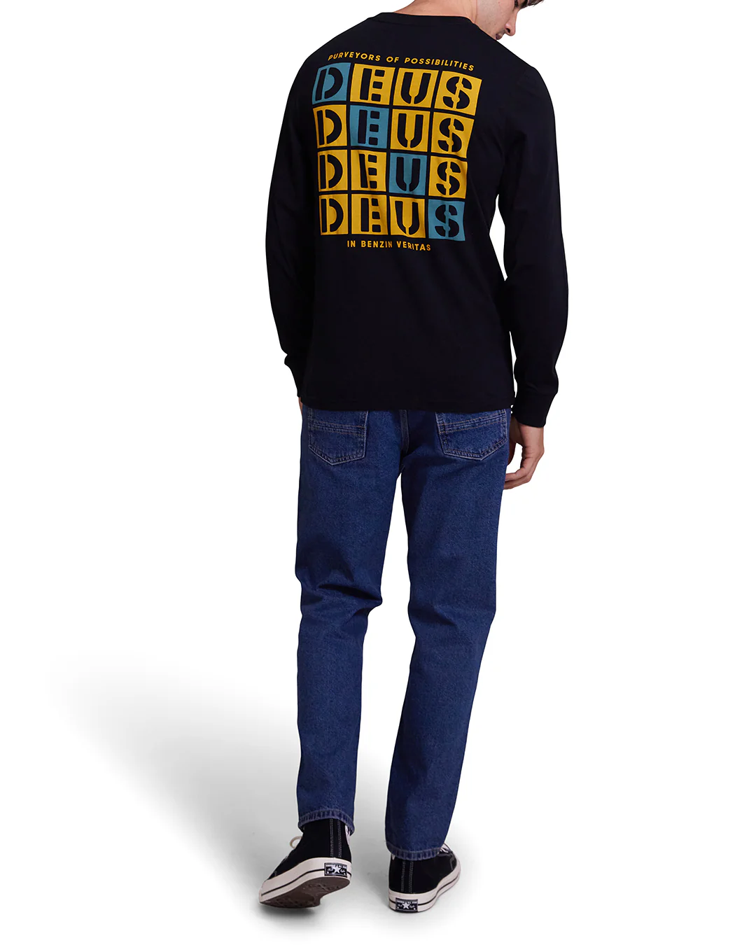 Tictac Long Sleeve Tee - Black - Image 3