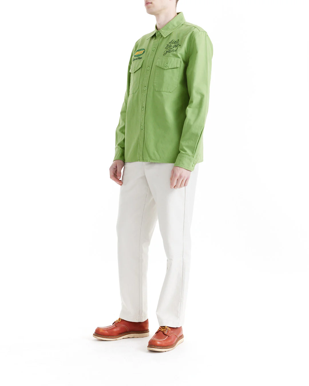 Tin Lizzie Shirt - Tendril Green - Image 5