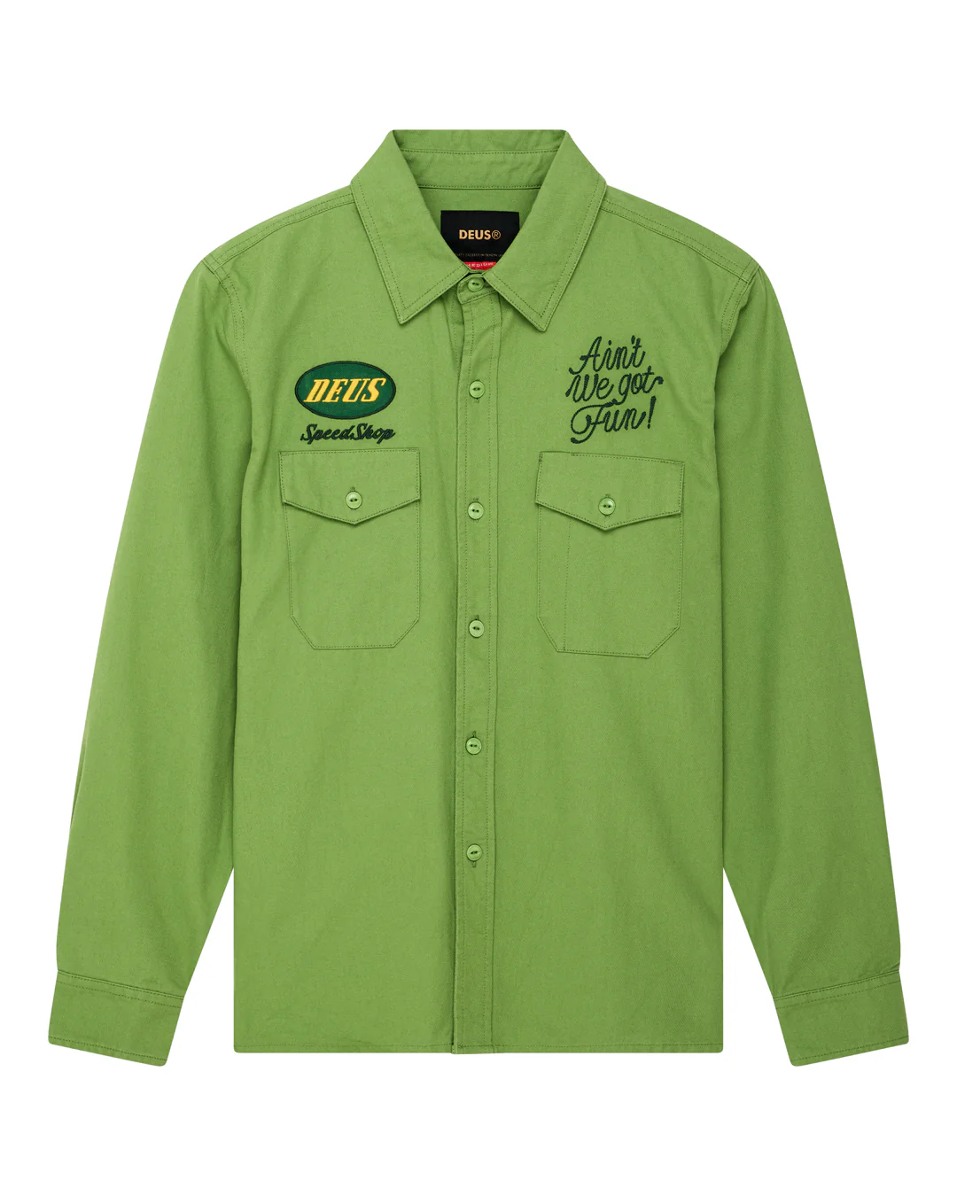 Tin Lizzie Shirt - Tendril Green - Image 6