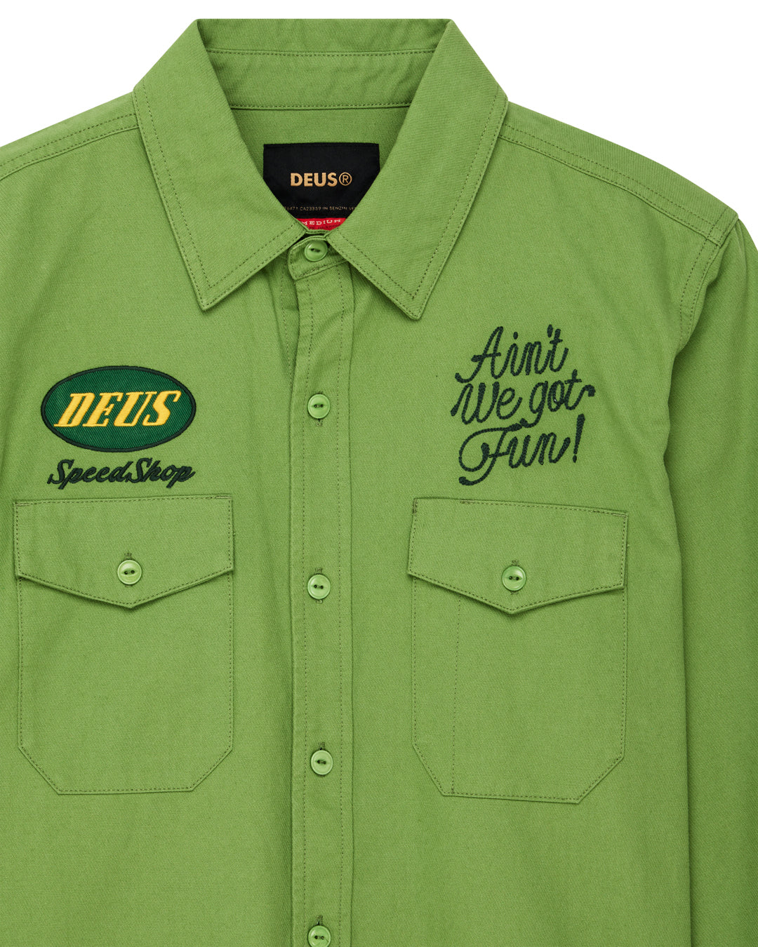 Tin Lizzie Shirt - Tendril Green - Image 8