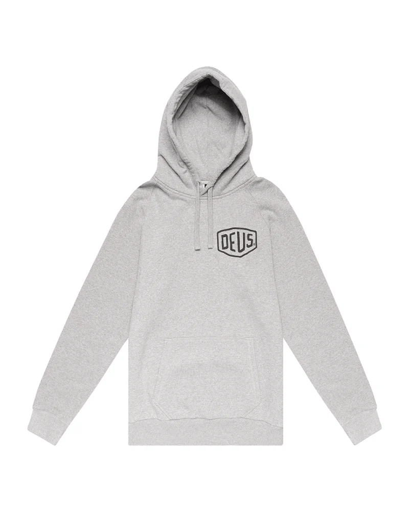 Tokyo Address Hoodie - Grey Marle - Image 4