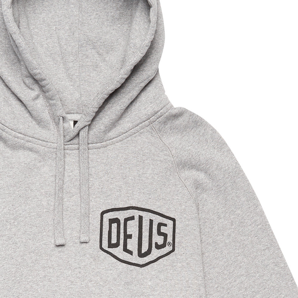 Tokyo Address Hoodie - Grey Marle - Image 9