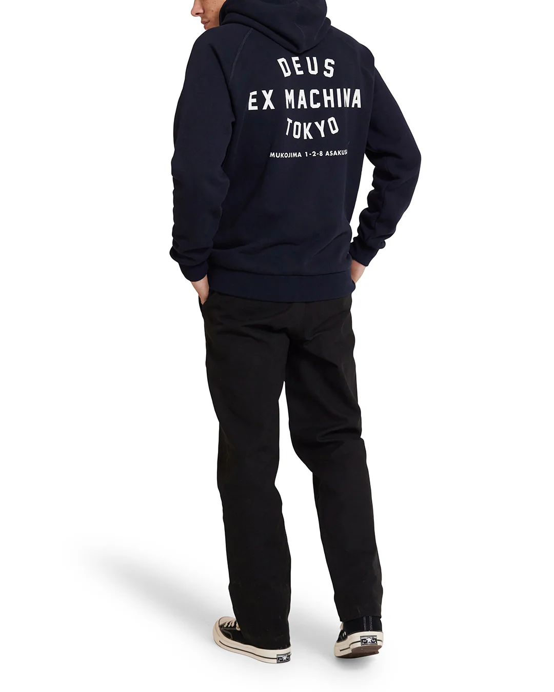 Tokyo Address Hoodie - Navy - Image 4