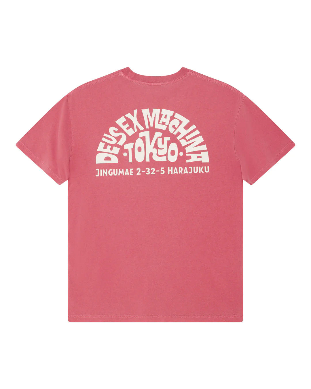 Tokyo Address Tee - Melon Red - Image 4