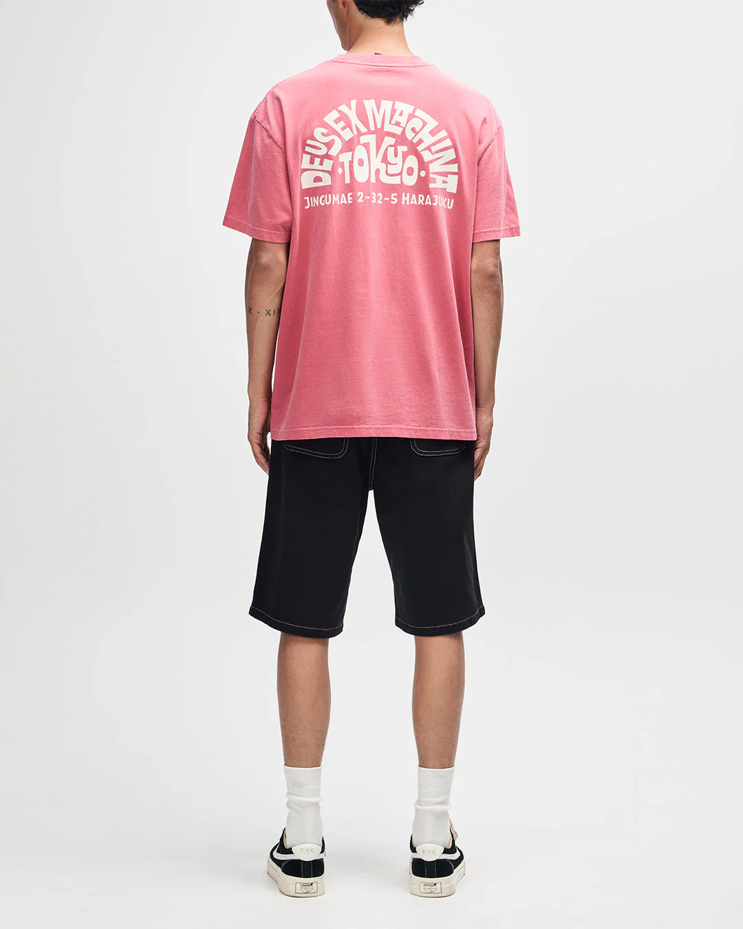 Tokyo Address Tee - Melon Red - Image 6