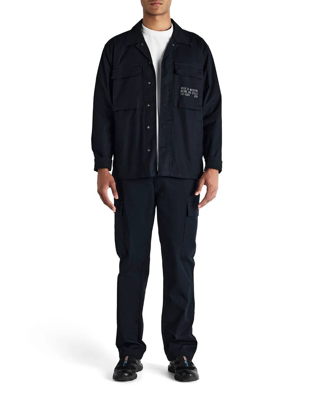 Tommy Poplin Surf Shirt - Black - Image 3