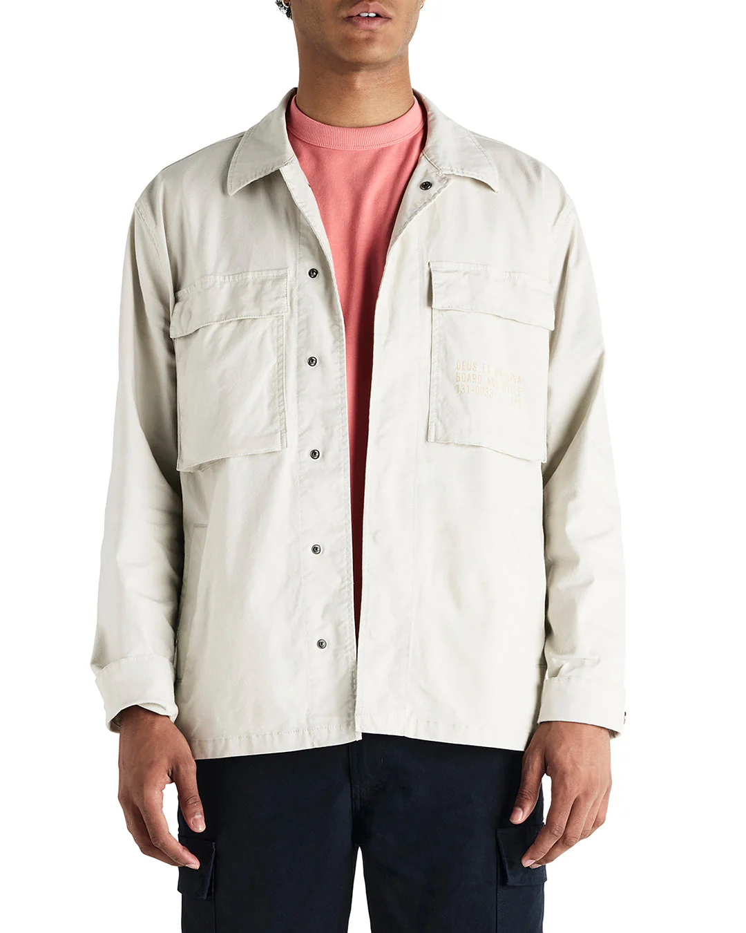 Tommy Poplin Surf Shirt - Dirty White