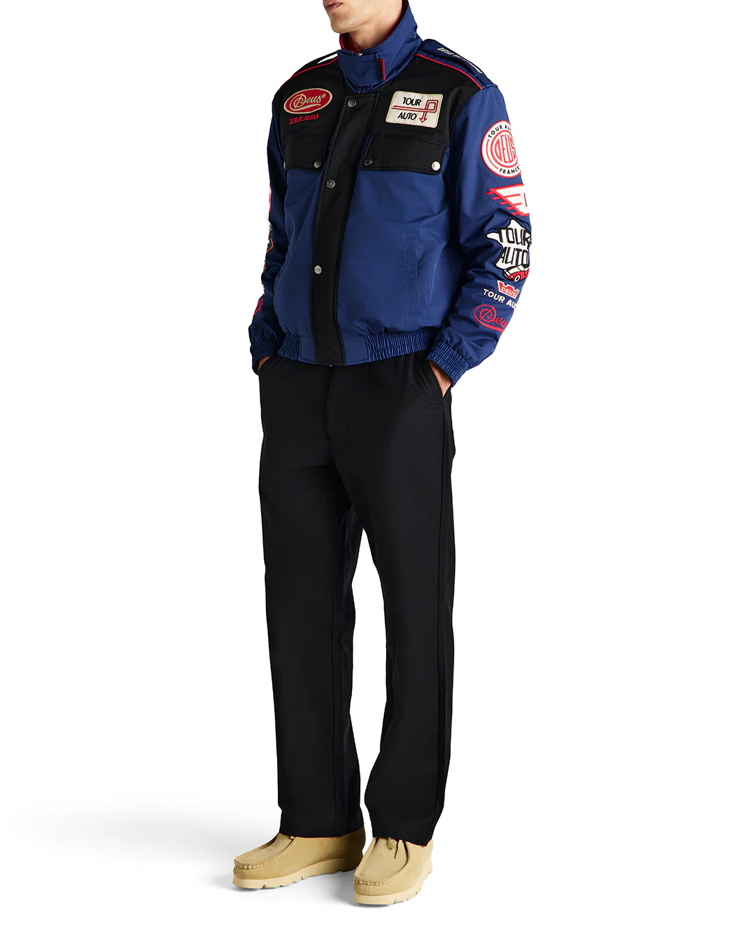Tour Auto X Deus Racing Jacket - Estate Blue - Image 3