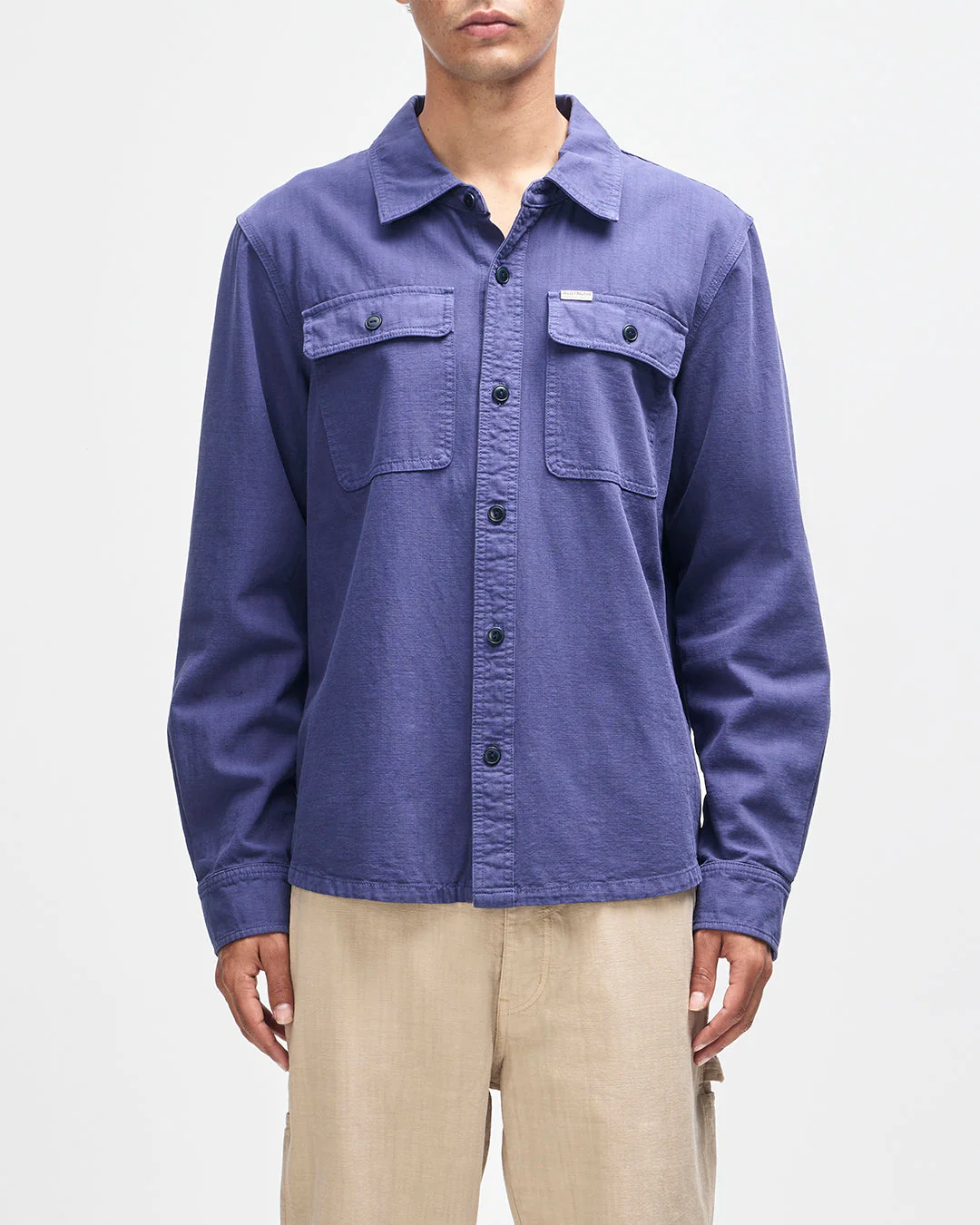 Vacay Chambray Shirt - Mechanic Blue