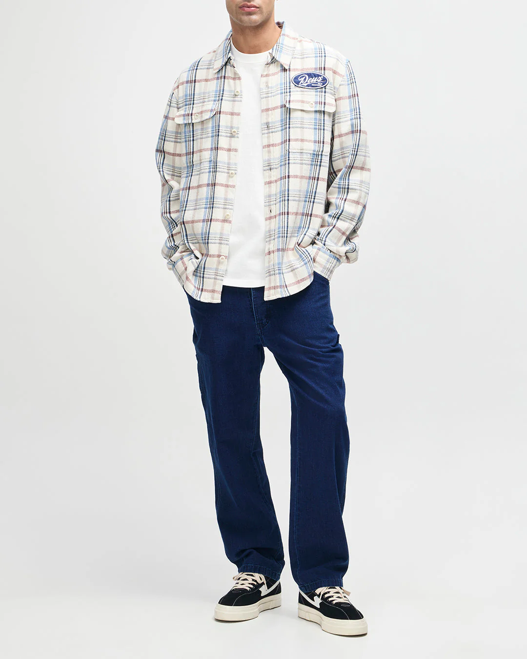 Vacay Check Shirt - Natural Check - Image 5