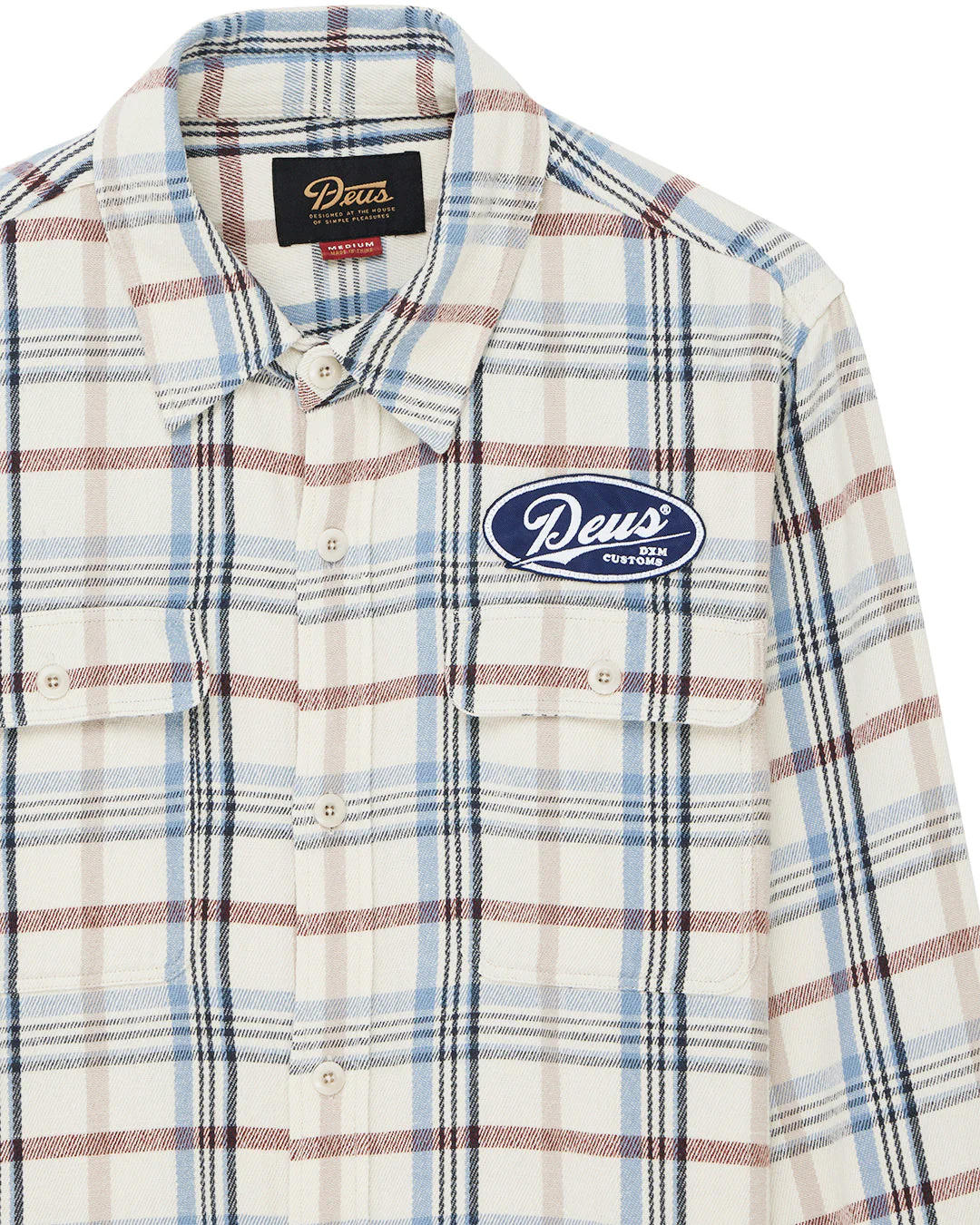 Vacay Check Shirt - Natural Check - Image 6