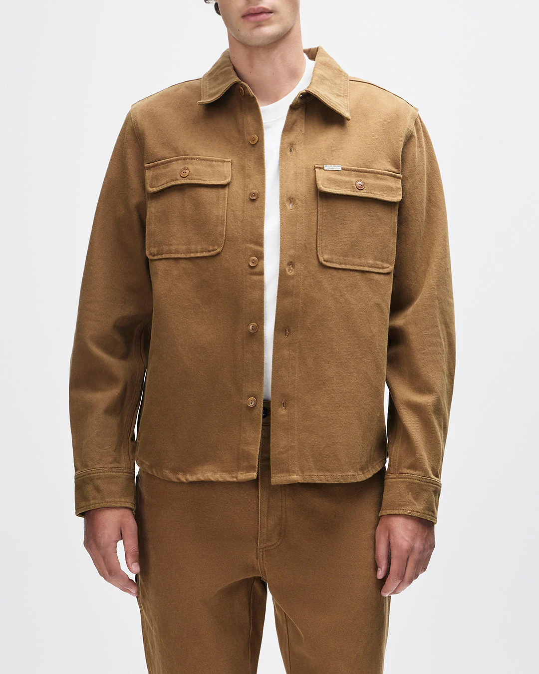 Vacay Overdye Shirt - Bronze Brown