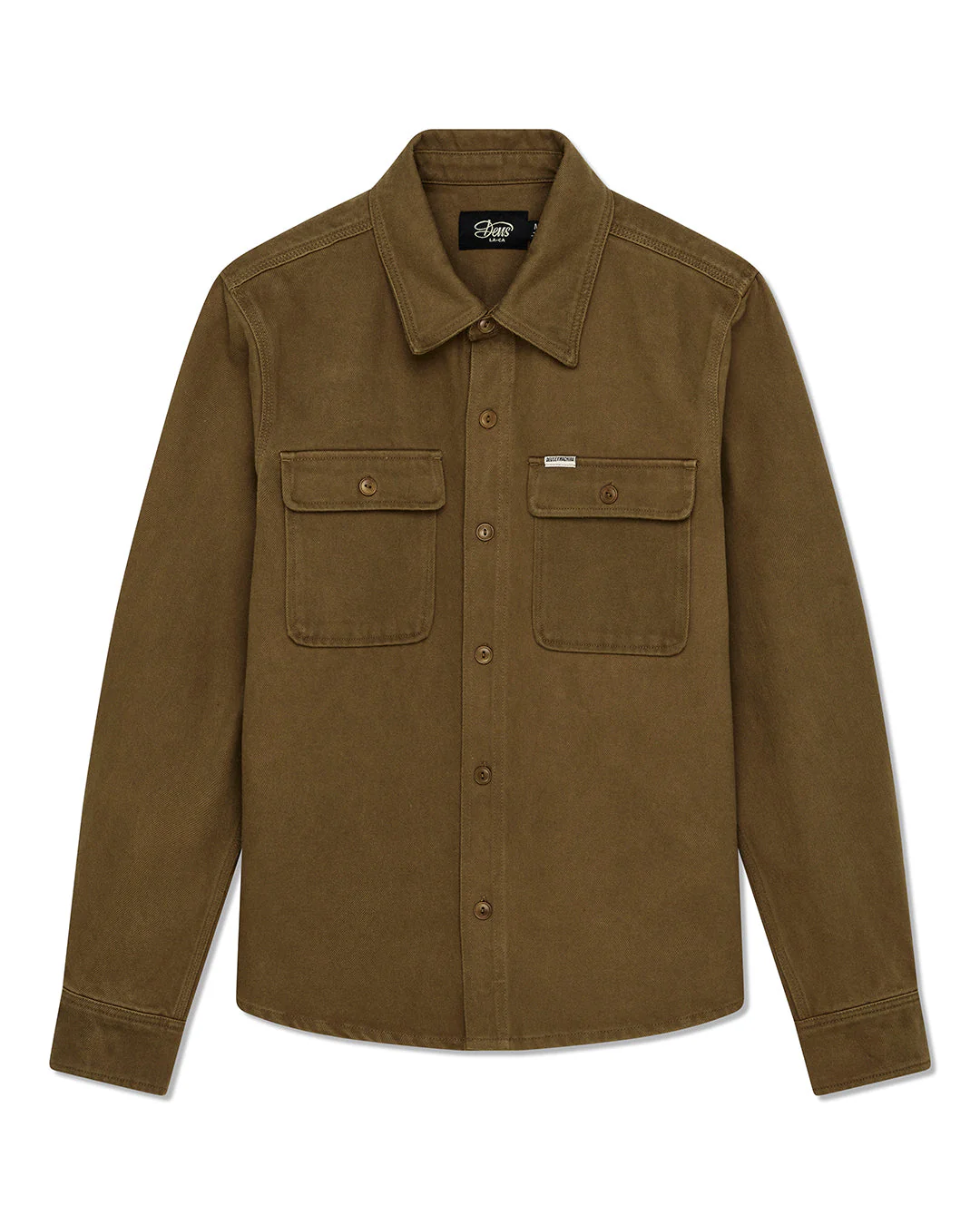 Vacay Overdye Shirt - Bronze Brown - Image 3