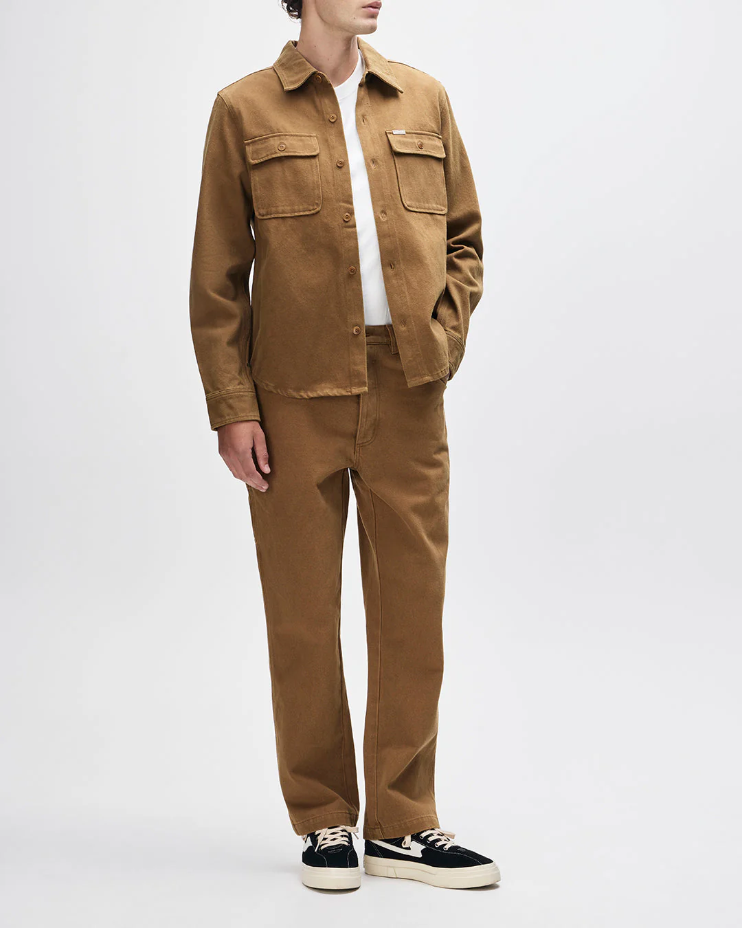 Vacay Overdye Shirt - Bronze Brown - Image 5