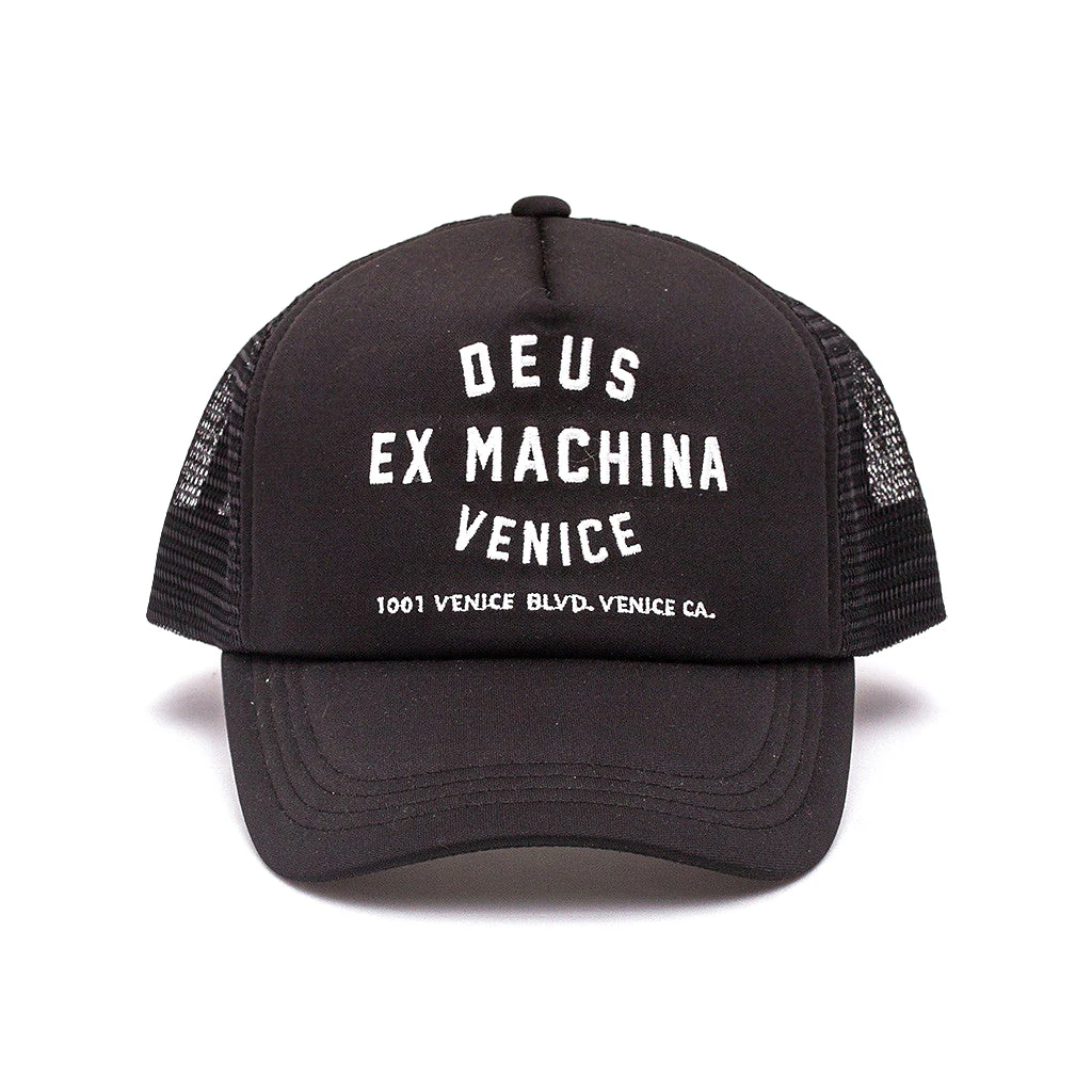 Venice Address Trucker - Black - Image 2
