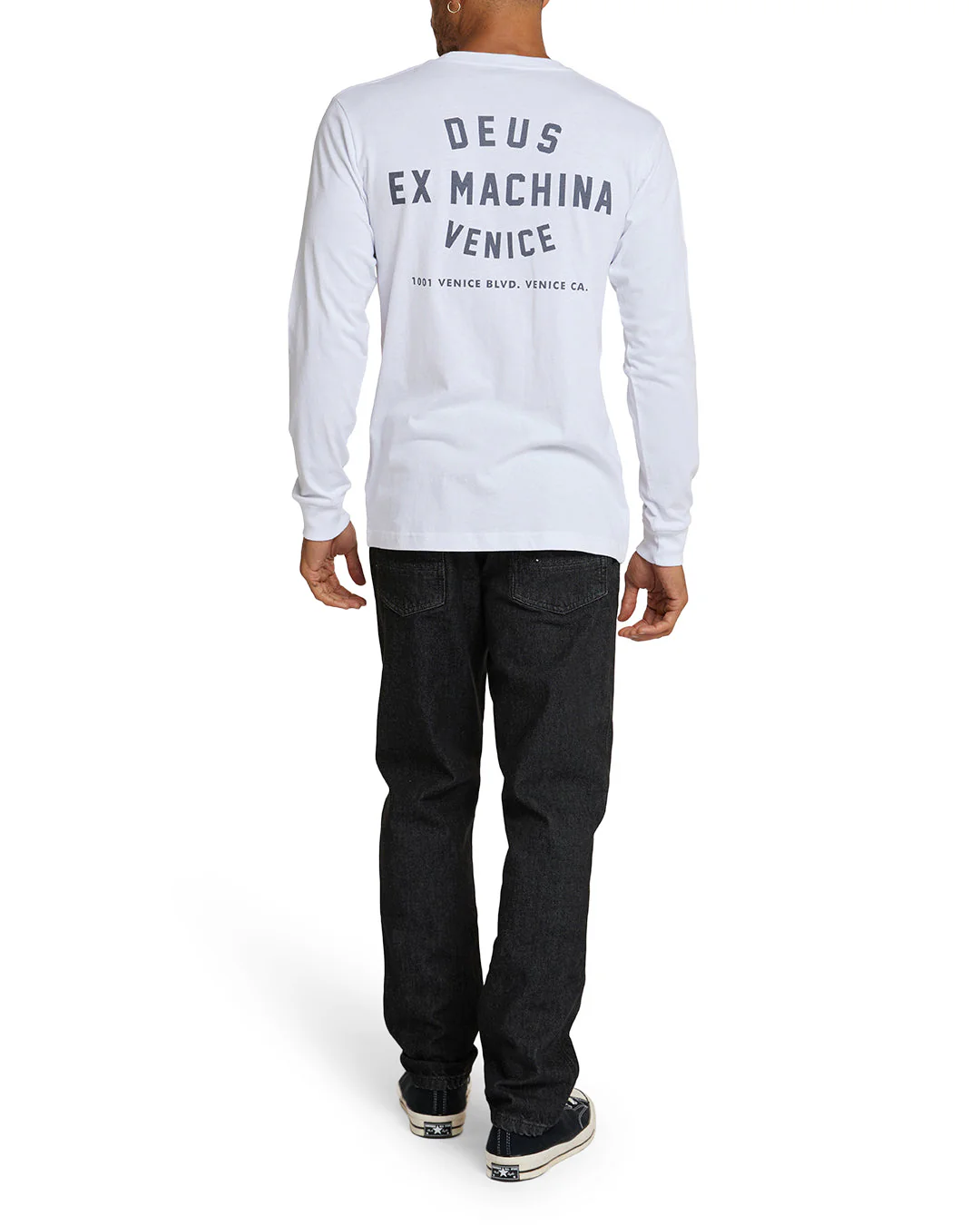 Venice Long Sleeve Tee - White - Image 2