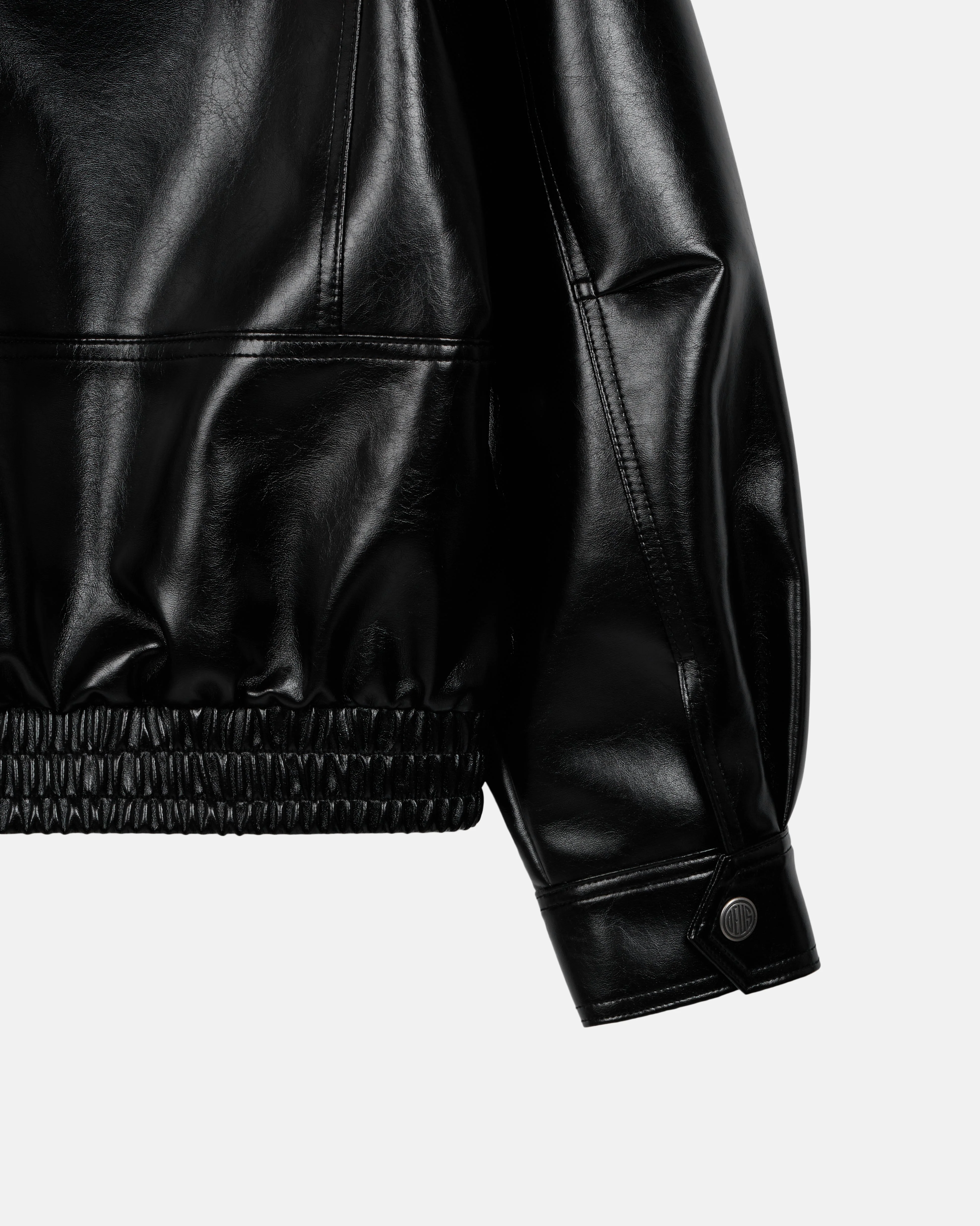 W. Enduro Leather Jacket - Black - Image 6