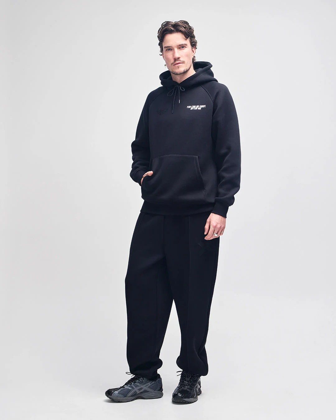 You Can Be First Hoodie - Black - Image 7